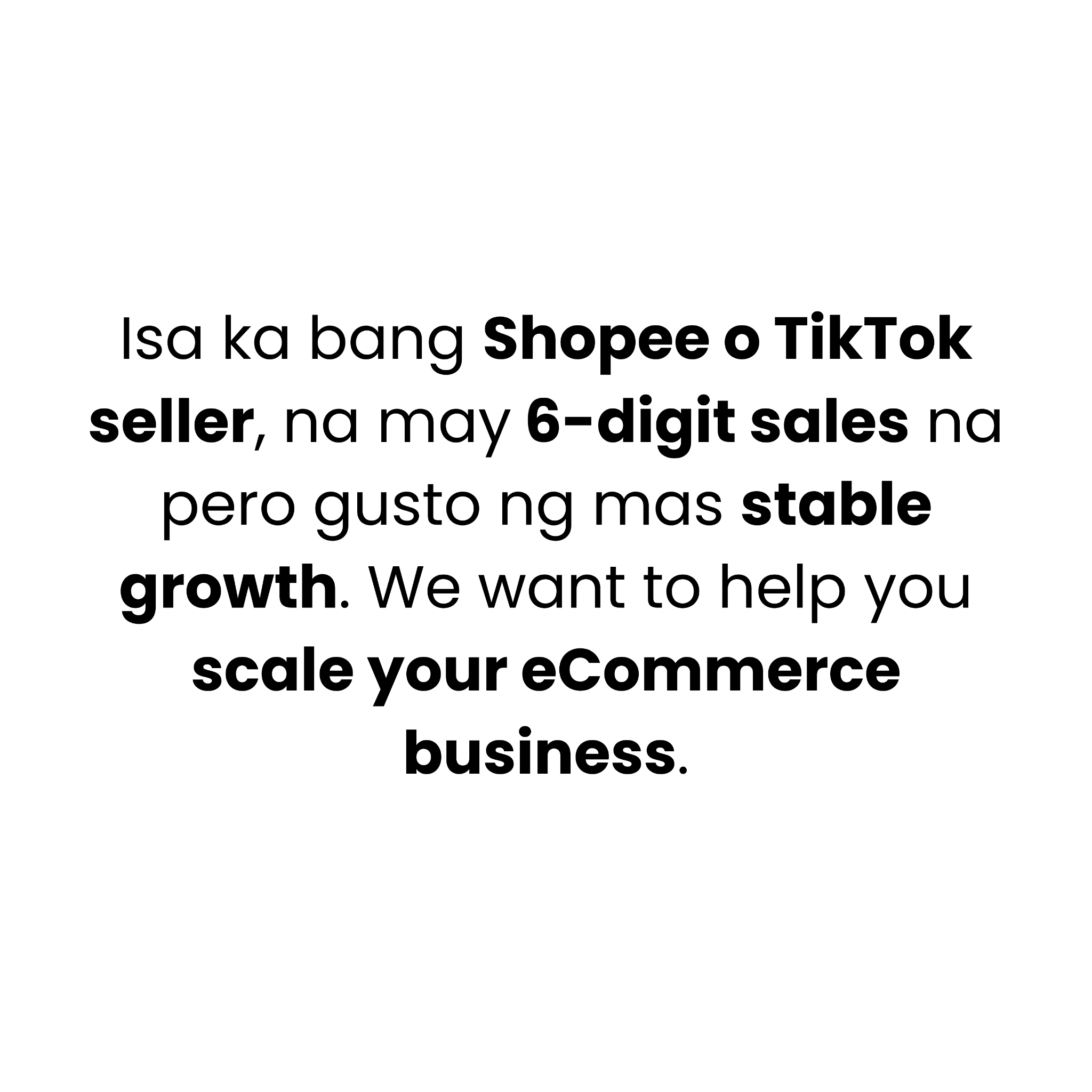 ECOM Accelerator Facebook ad