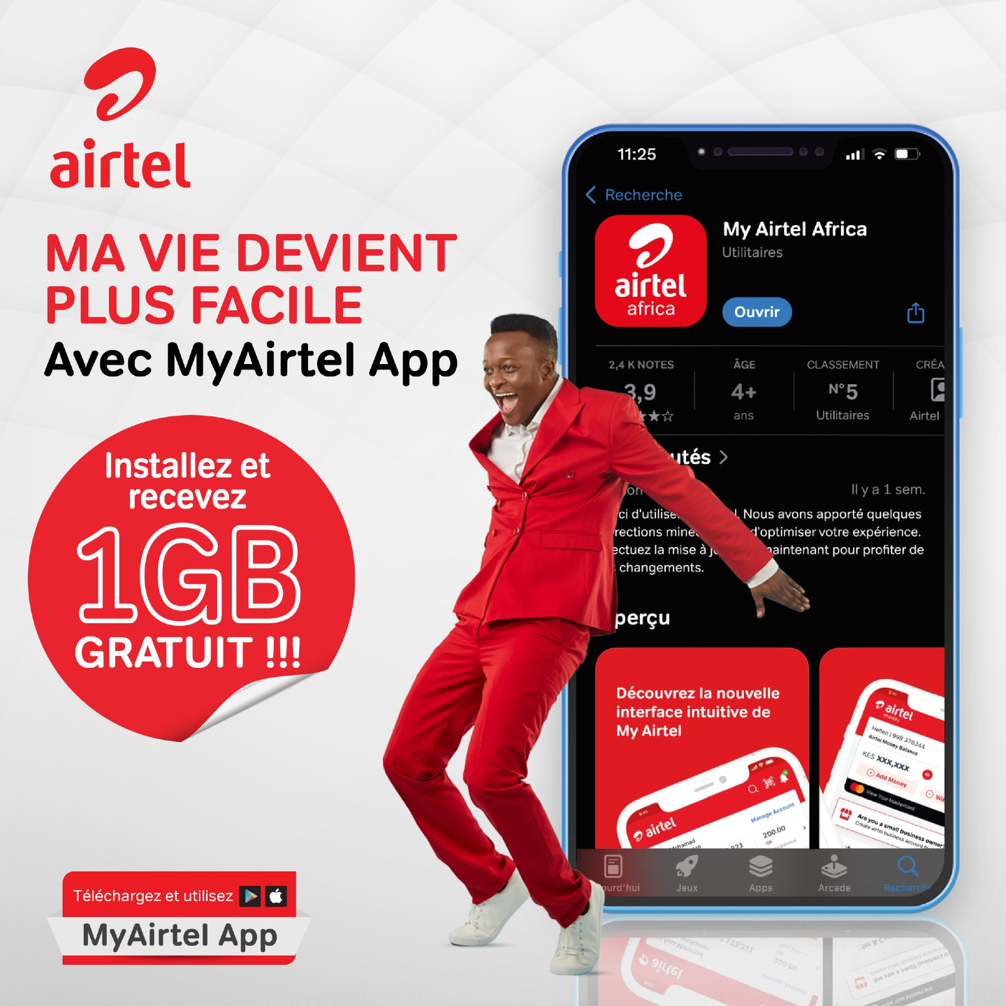 Airtel RDC Facebook ad