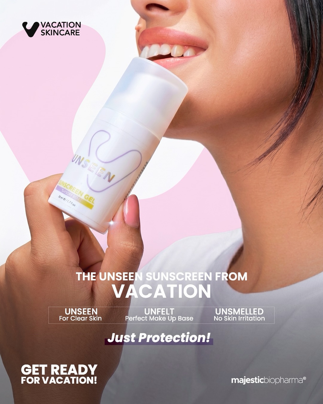 Vacation Skincare Facebook ad
