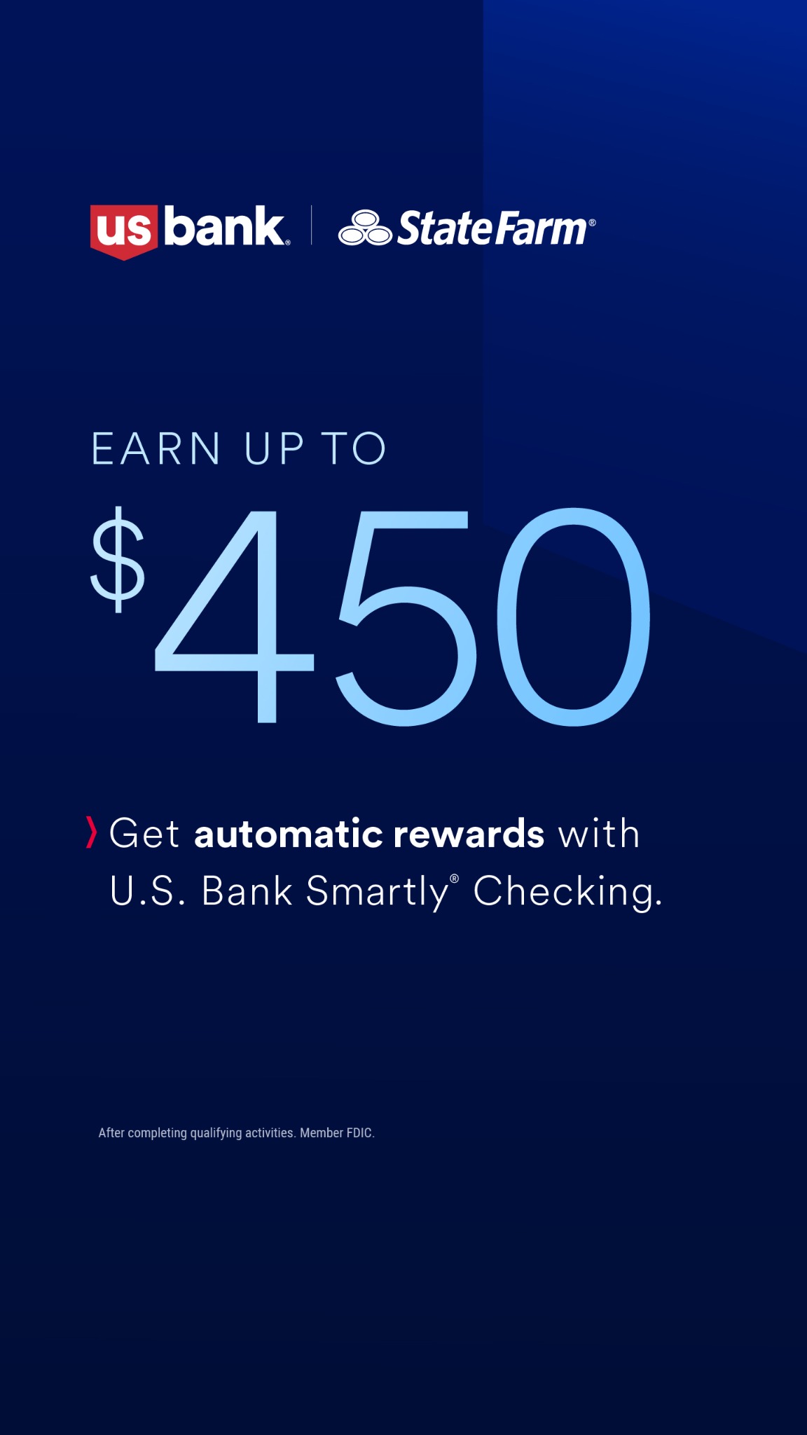 U.S. Bank Facebook ad: Expect more from day one
