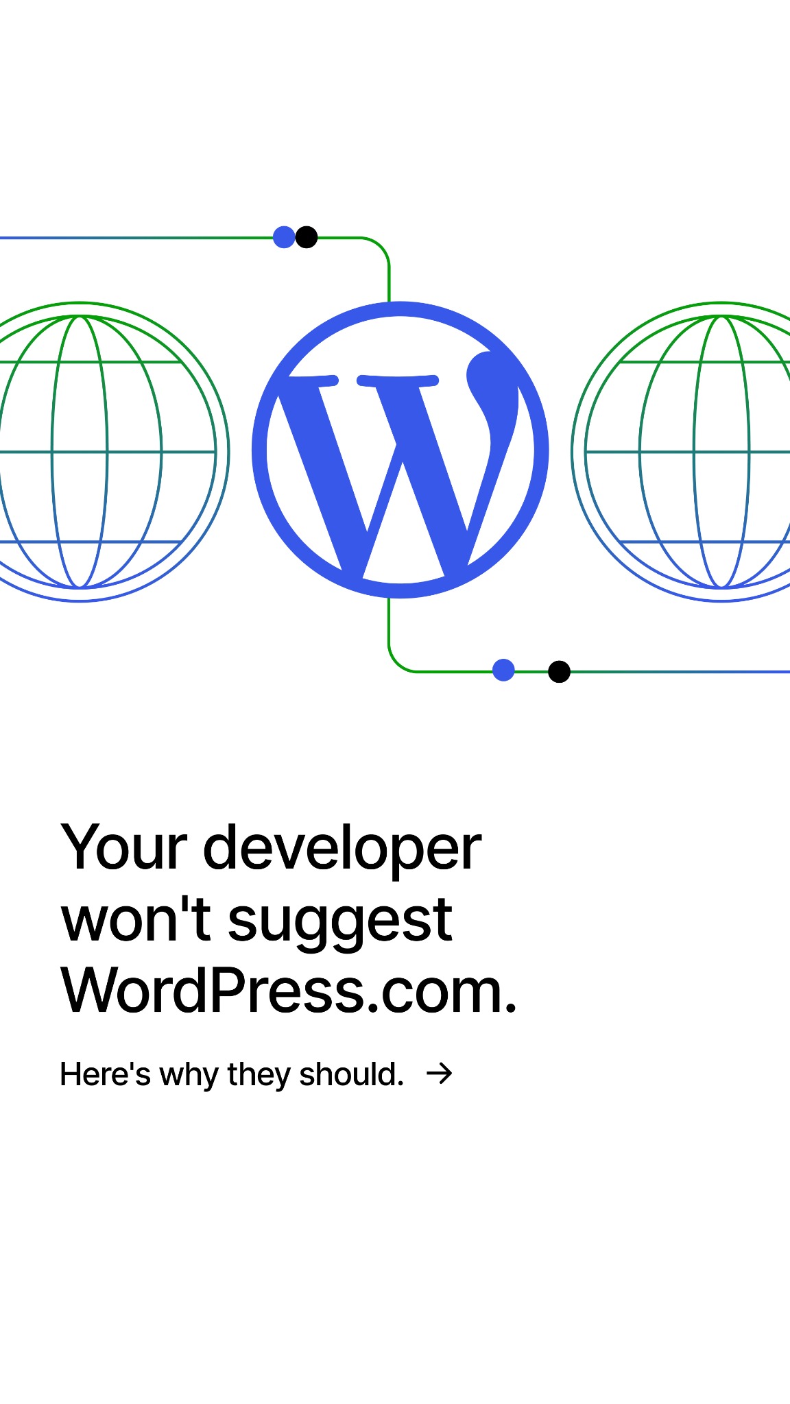 WordPress.com Facebook ad
