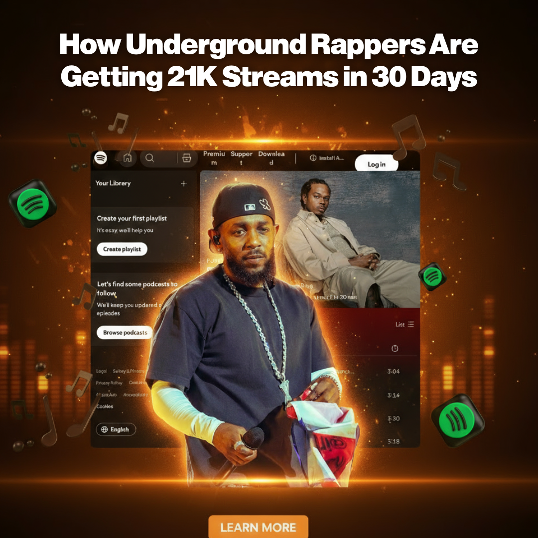 Playlist Booker Facebook ad