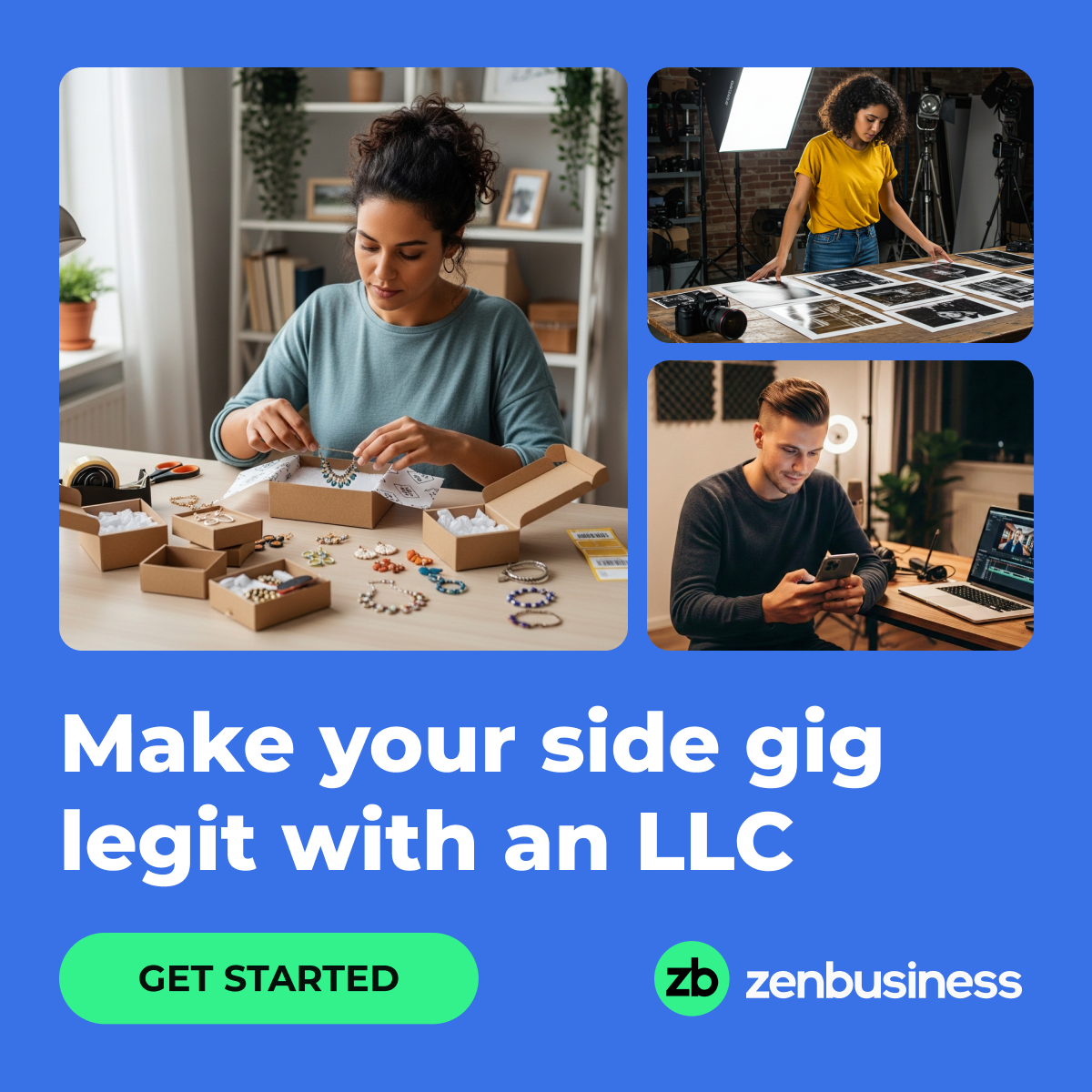 ZenBusiness Facebook ad