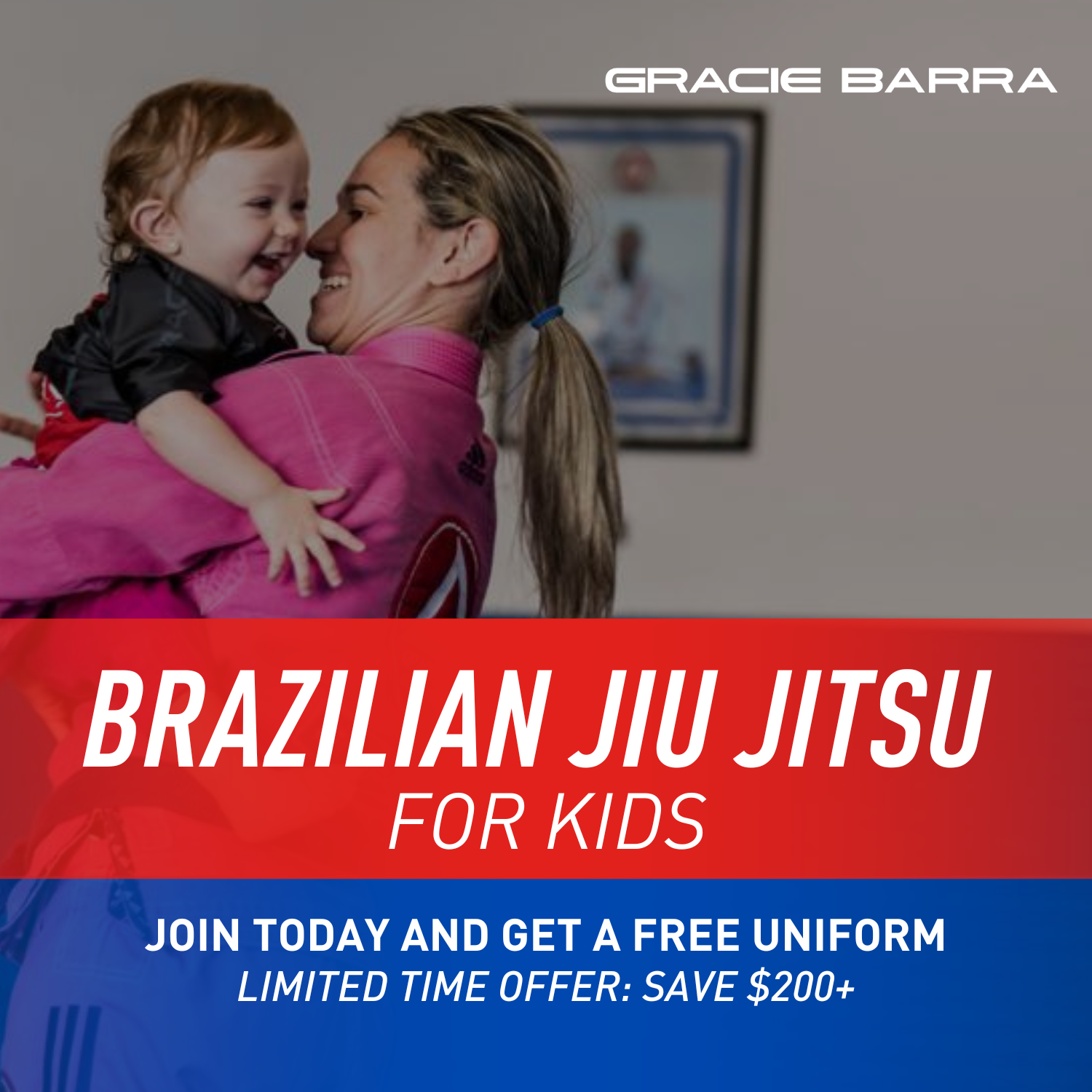 Gracie Barra Southlake Facebook ad from Nov 8, 2025