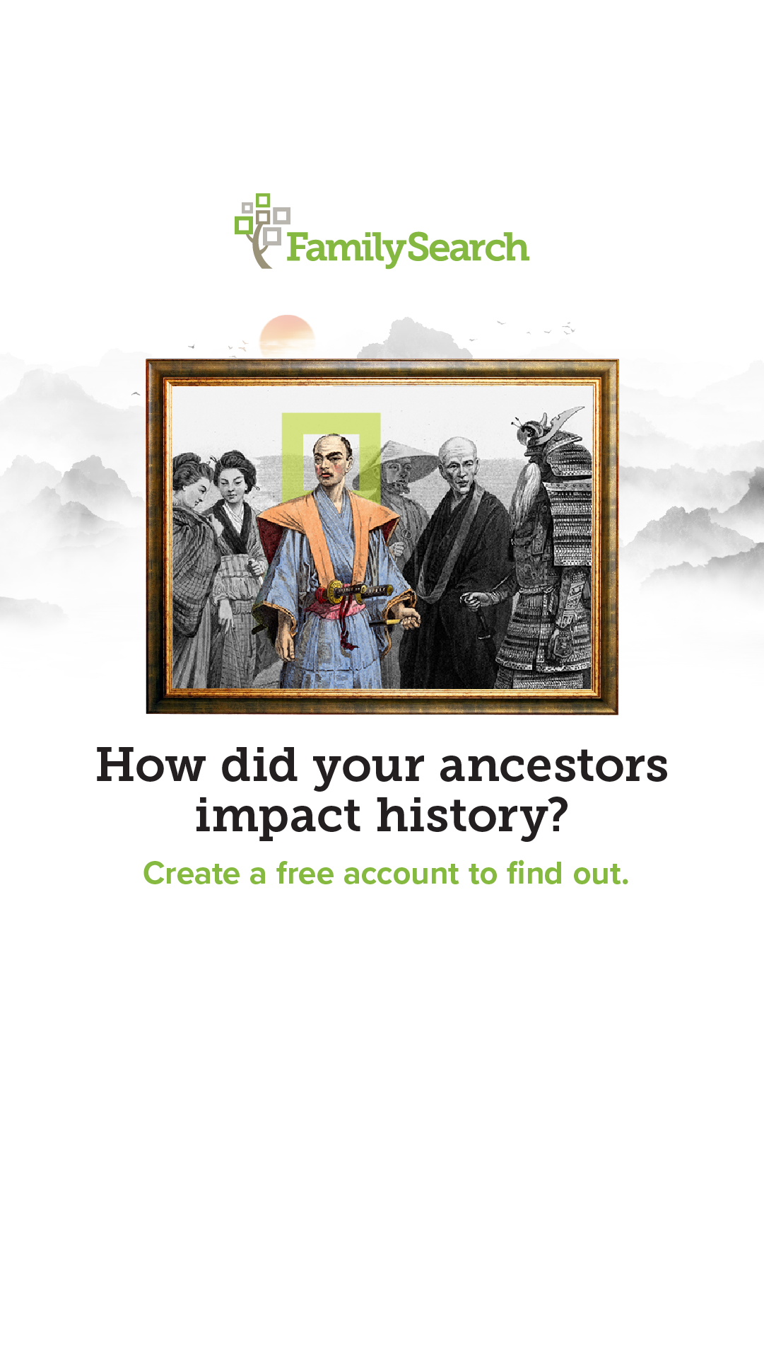 FamilySearch Facebook ad