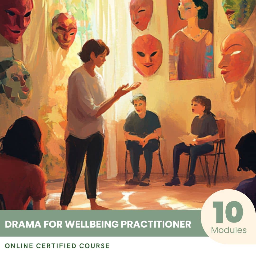 Certified Excellence Facebook ad: Drama for Wellbeing Practitioner - Certified Course