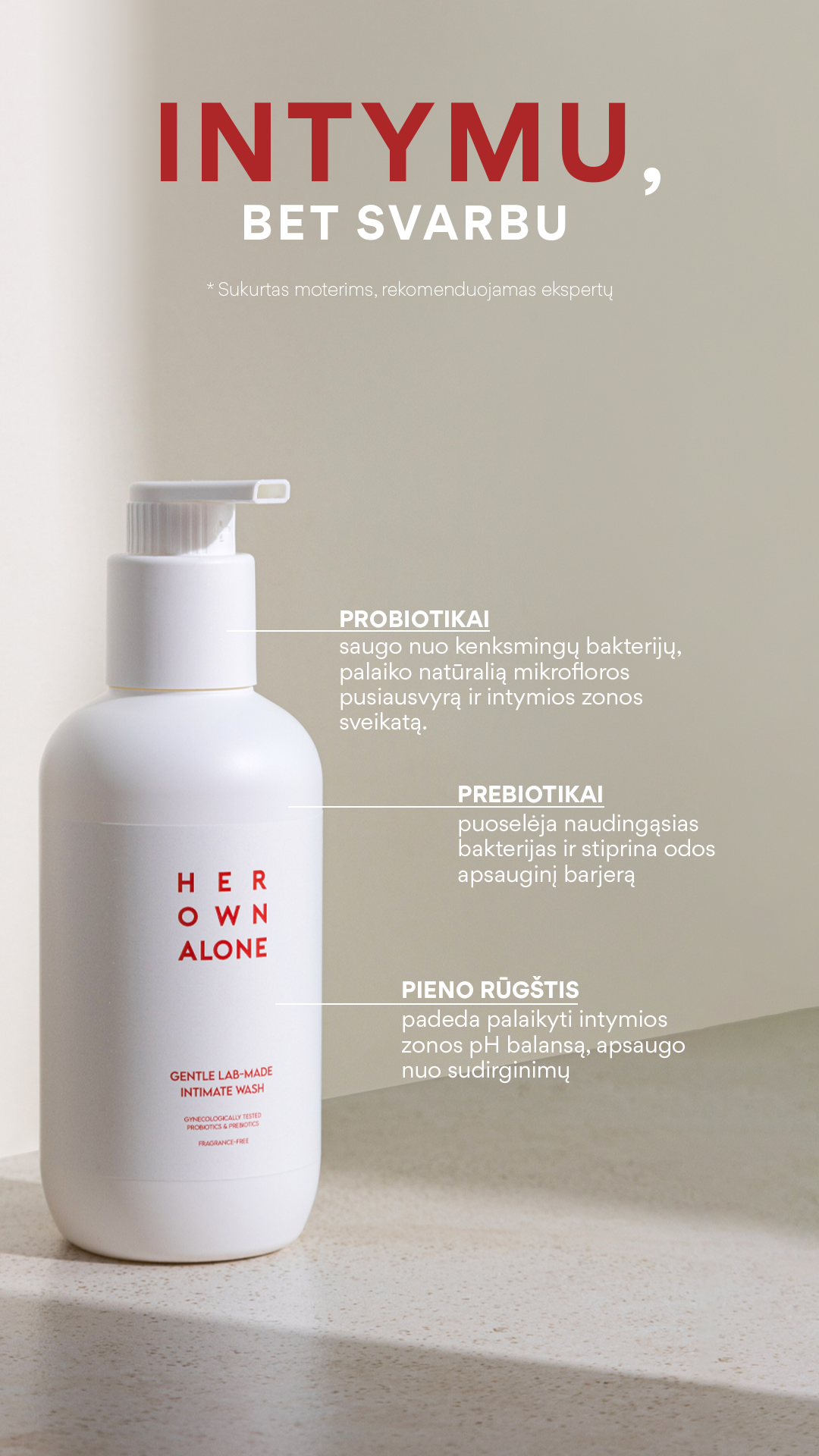 Her Own Alone Facebook ad