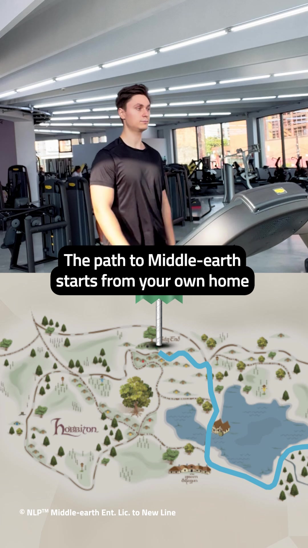 The Conqueror Challenges Facebook ad: THE LORD OF THE RINGS Virtual Challenge Series