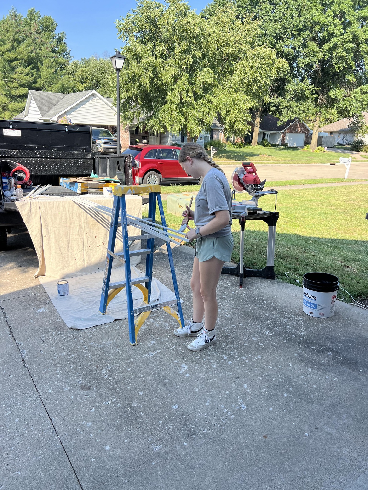 Wyatt’s Interior Painting and Handyman Services Facebook ad: A father-daughter team providing interior painting…