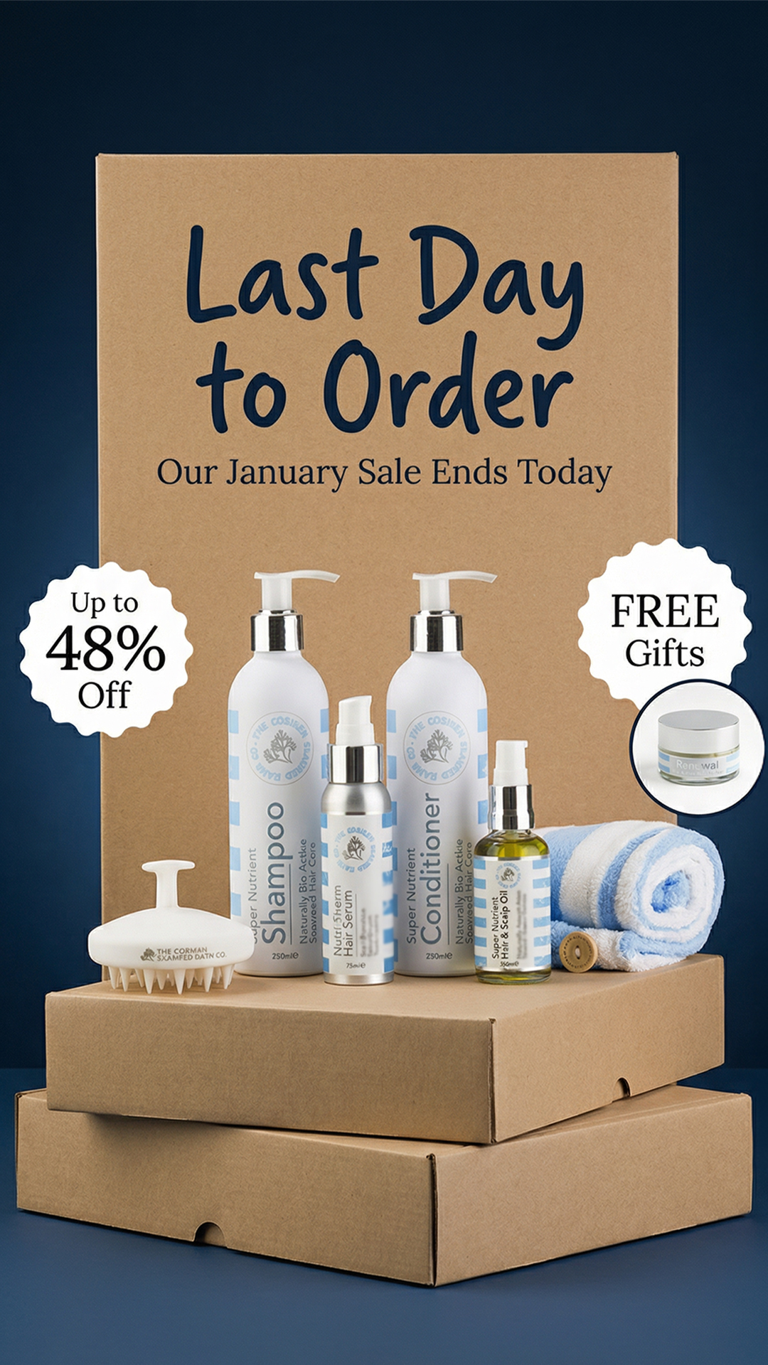 The Cornish Seaweed Bath Company Facebook ad