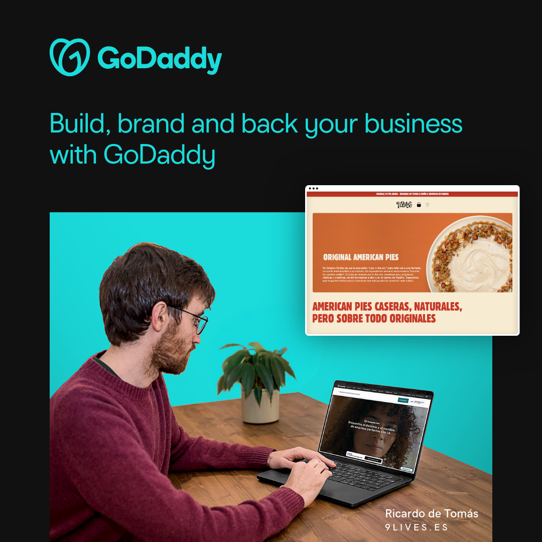 GoDaddy Facebook ad