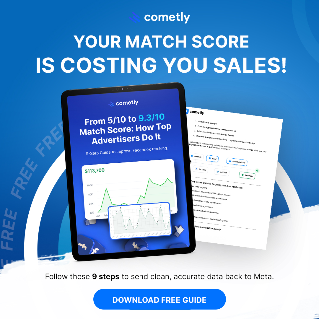Cometly Facebook ad: Is Your FB Data Costing You Money?