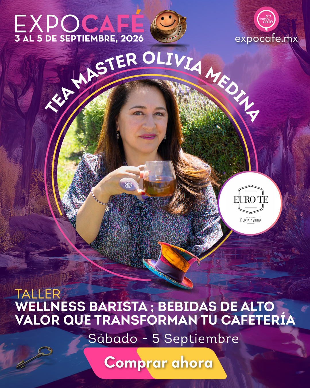 Expo Cafe Facebook ad: En el taller Barista Wellness aprenderás a desarrollar…