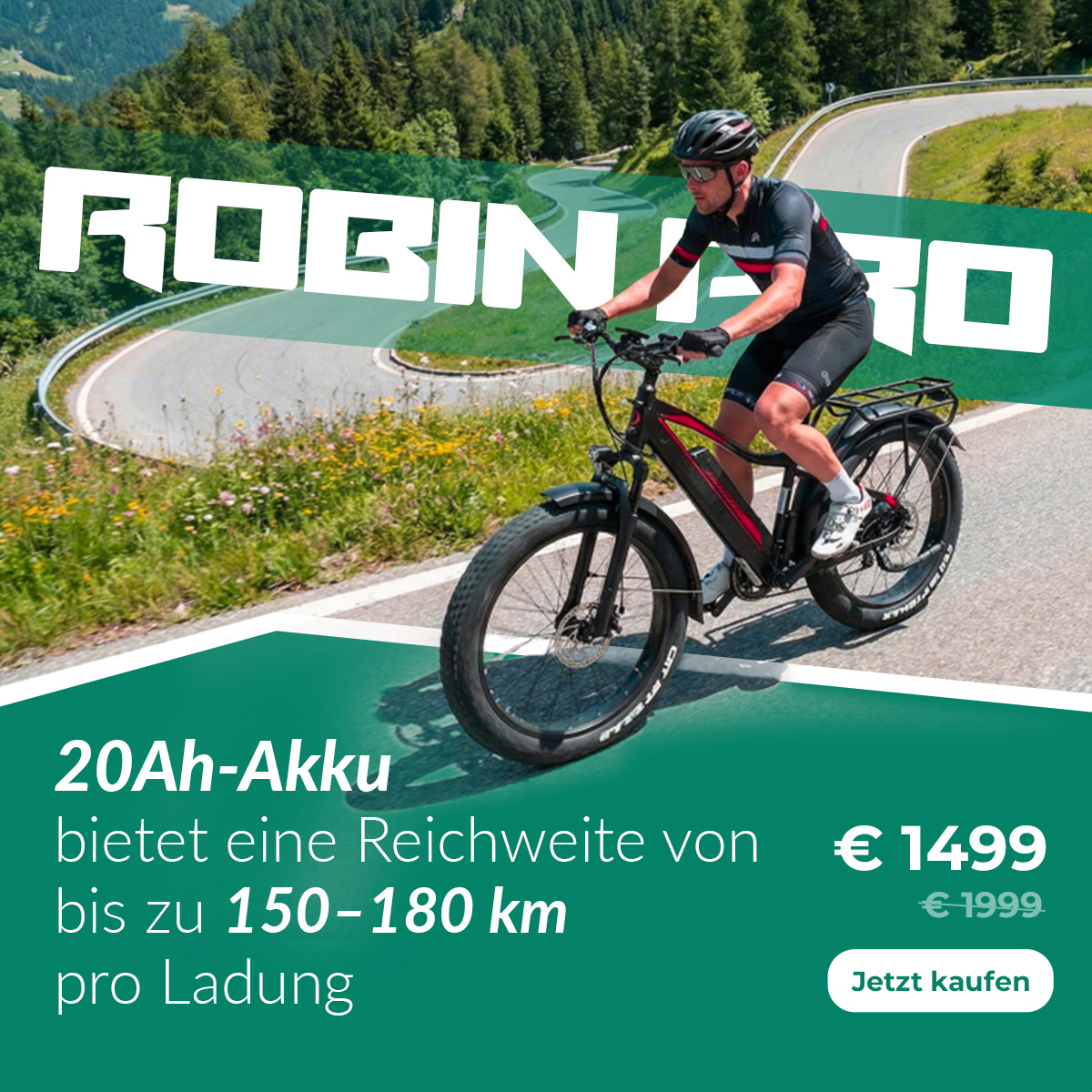 Jobobike de Facebook ad: Robin Pro