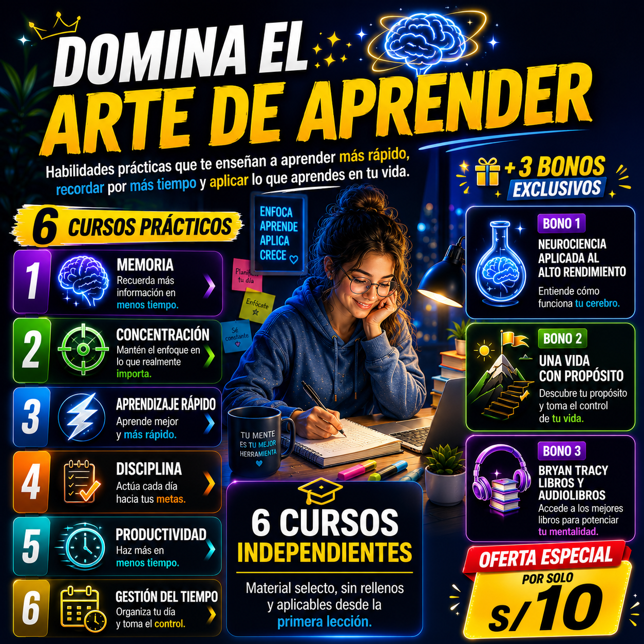 Universidad de la Mente Facebook ad: Obtén ahora!