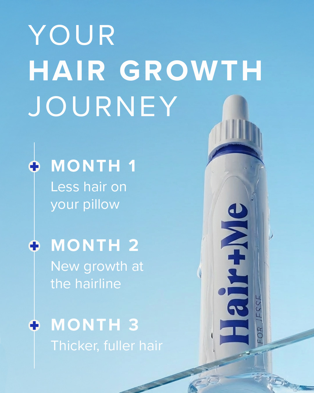 Hair + Me Facebook ad