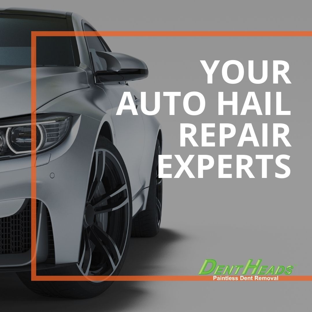 Dent Heads Facebook ad: Dent Heads is your paintless dent removal experts.