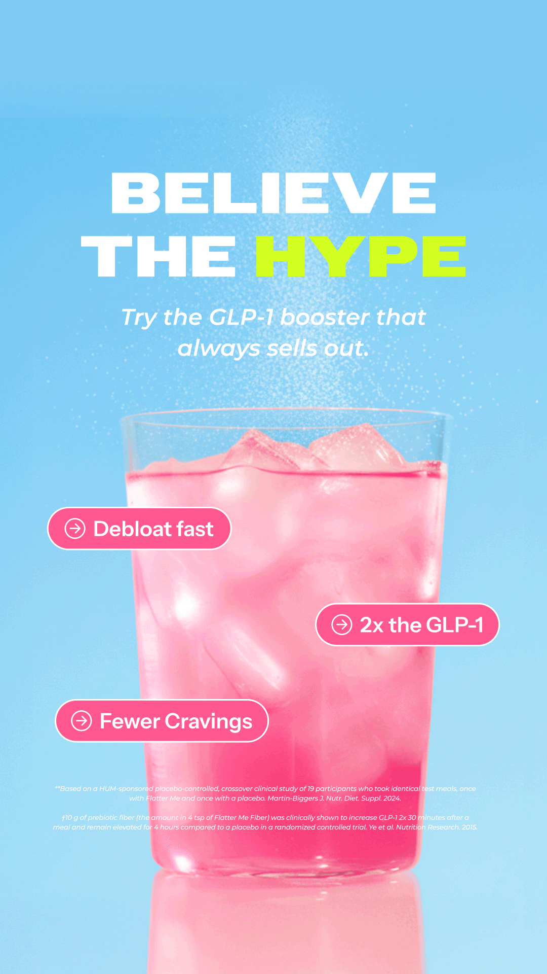 HUM Nutrition Facebook ad