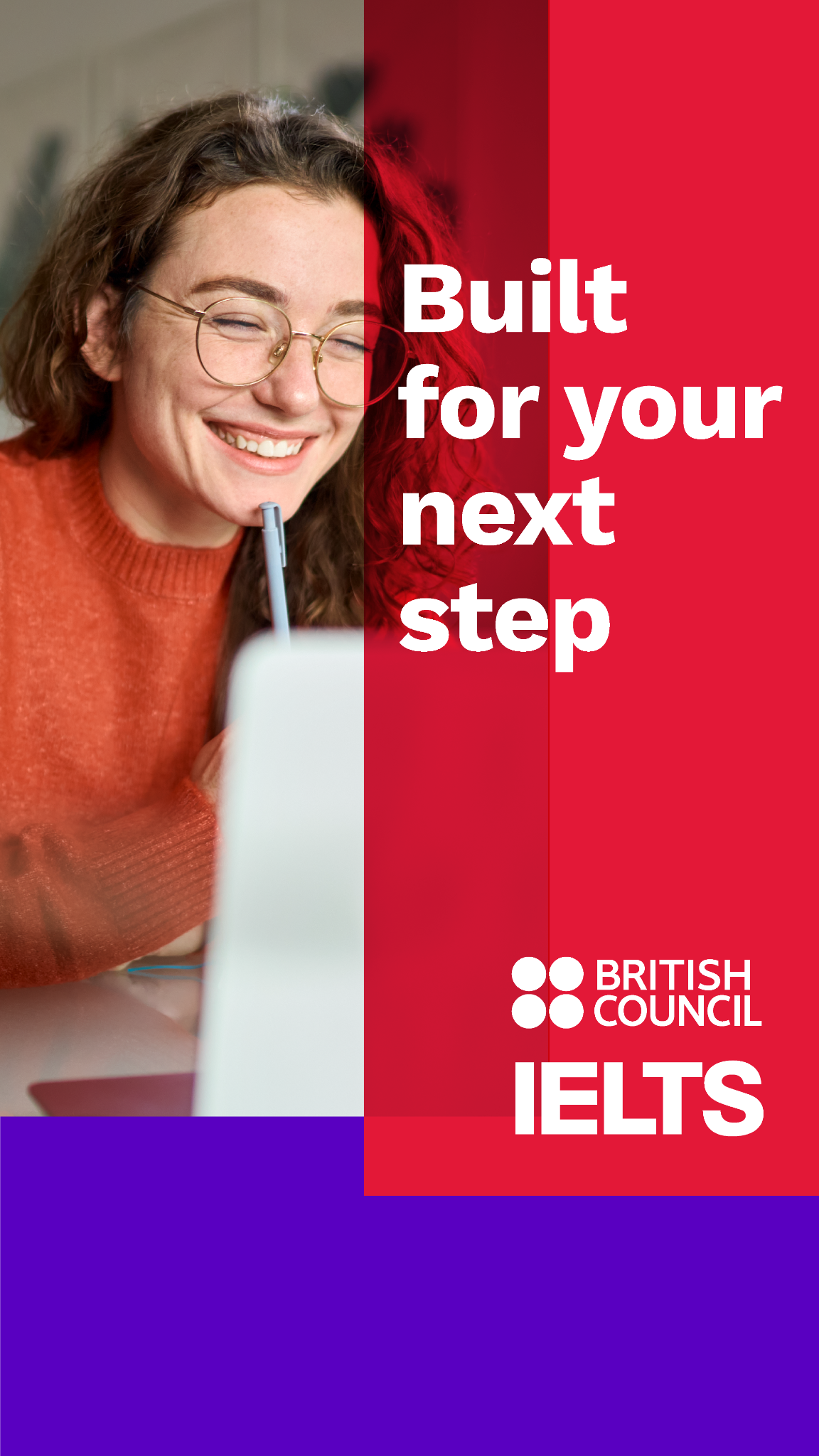 Take IELTS Official Facebook ad