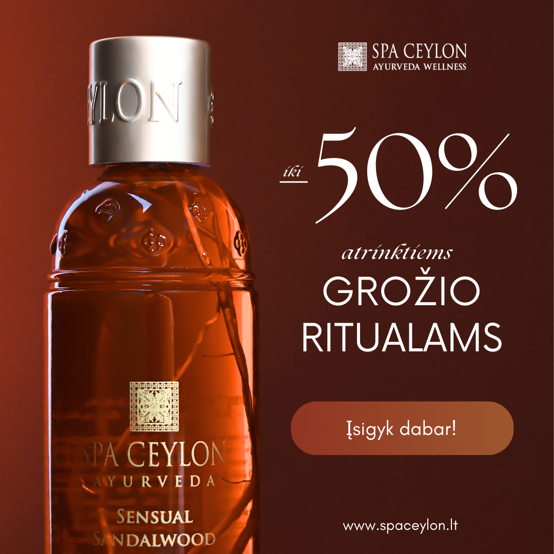 Spa Ceylon Ajurveda Lietuva Facebook ad: Atrask akimirkas sau. Iki -50%
