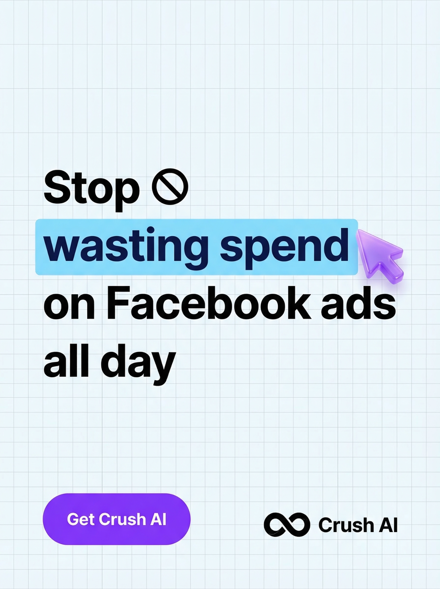trycrush.ai Facebook ad