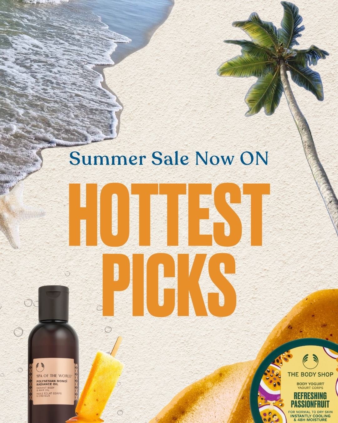 The Body Shop Facebook ad: Turning up the heat