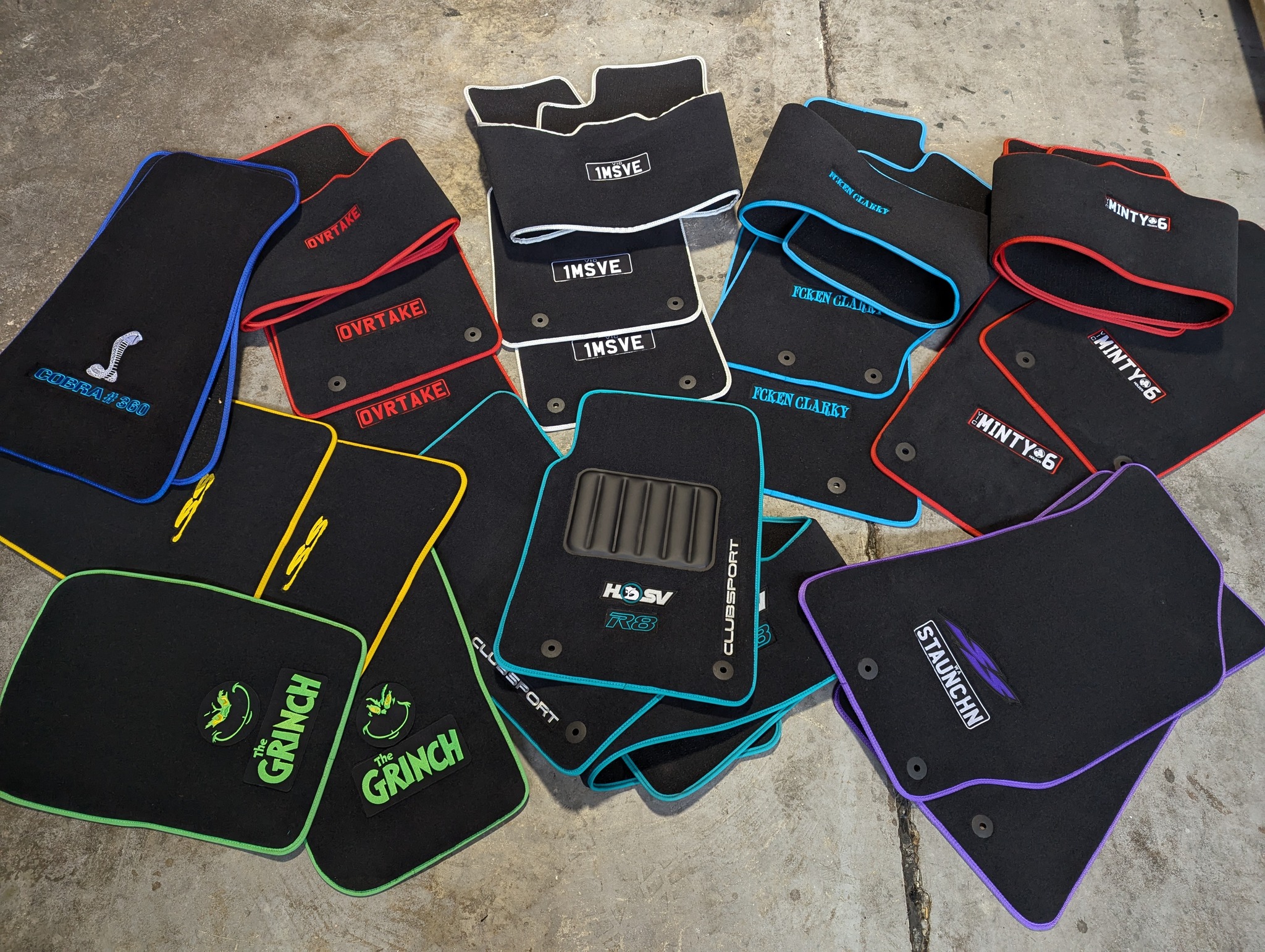 Matcraft Australia Facebook ad: Upgrade Your Car's interior with Custom Embroidered Car…