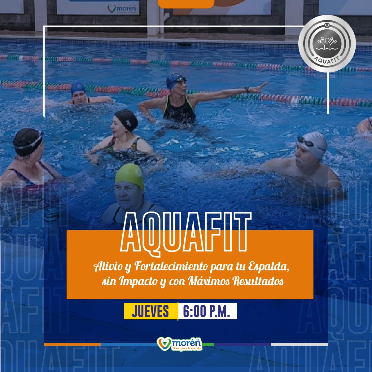 Morén Facebook ad: Centro de Acondicionamiento Físico y Academia de Natación