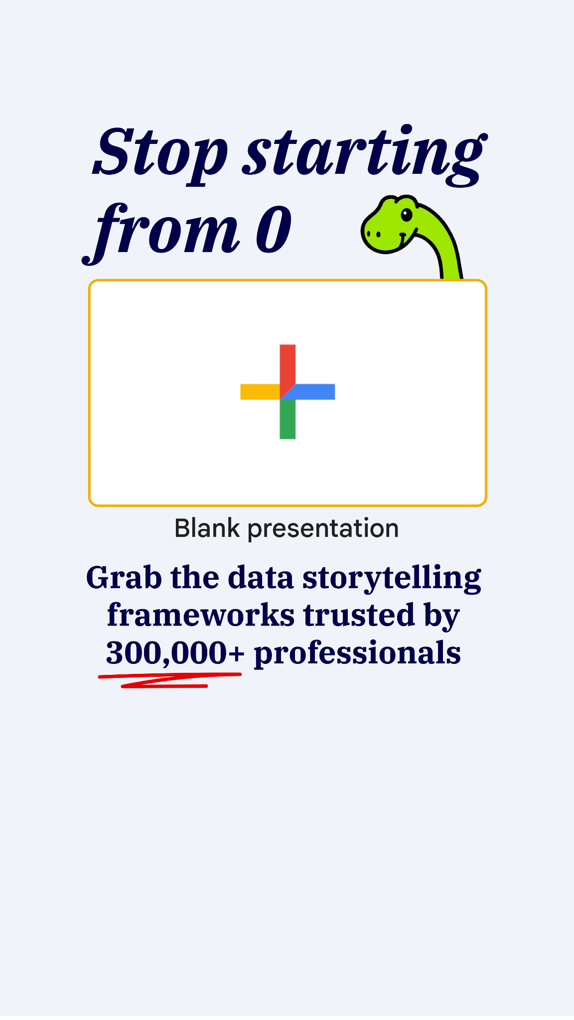 Chartosaur Facebook ad: You've done the analysis.