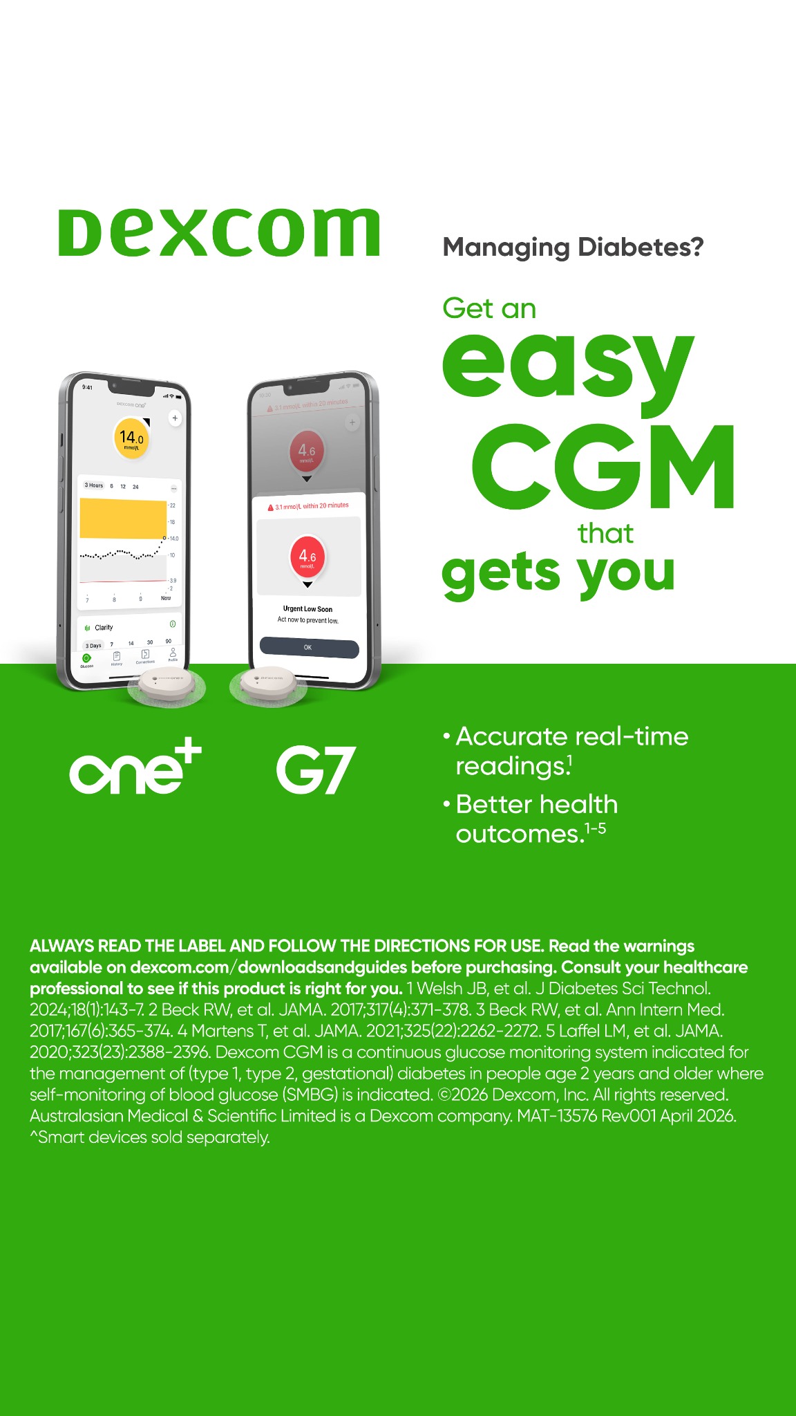 Dexcom Australia Facebook ad
