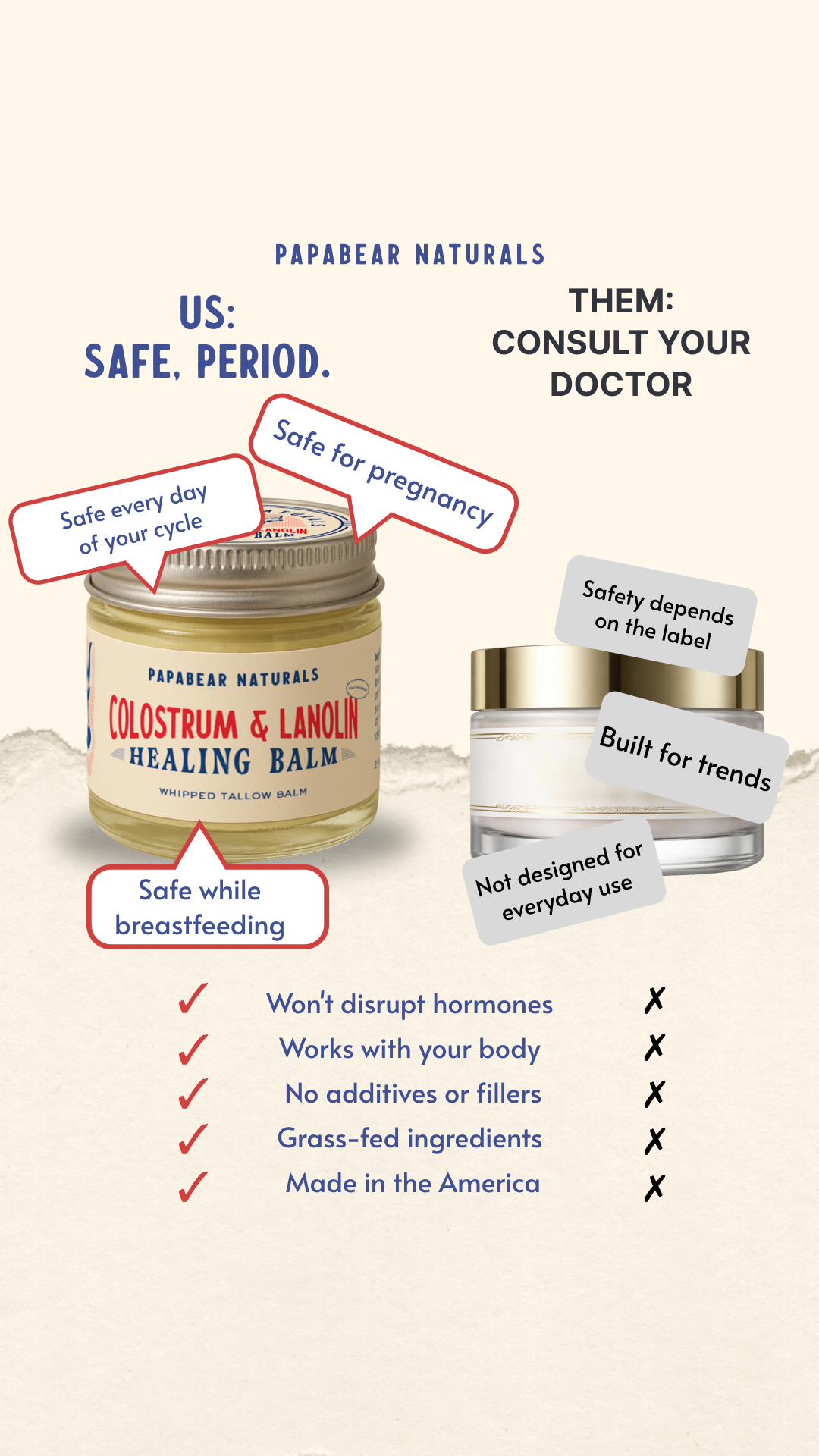 Papabear Naturals Facebook ad