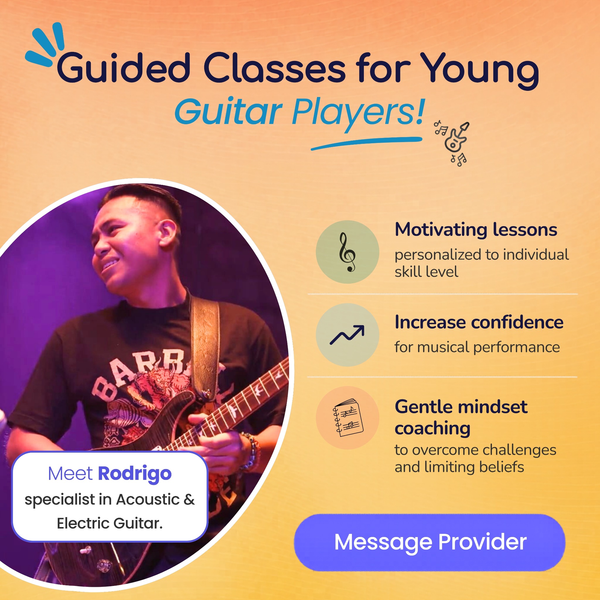 wondrfly Facebook ad: Connect for FREE to explore classes