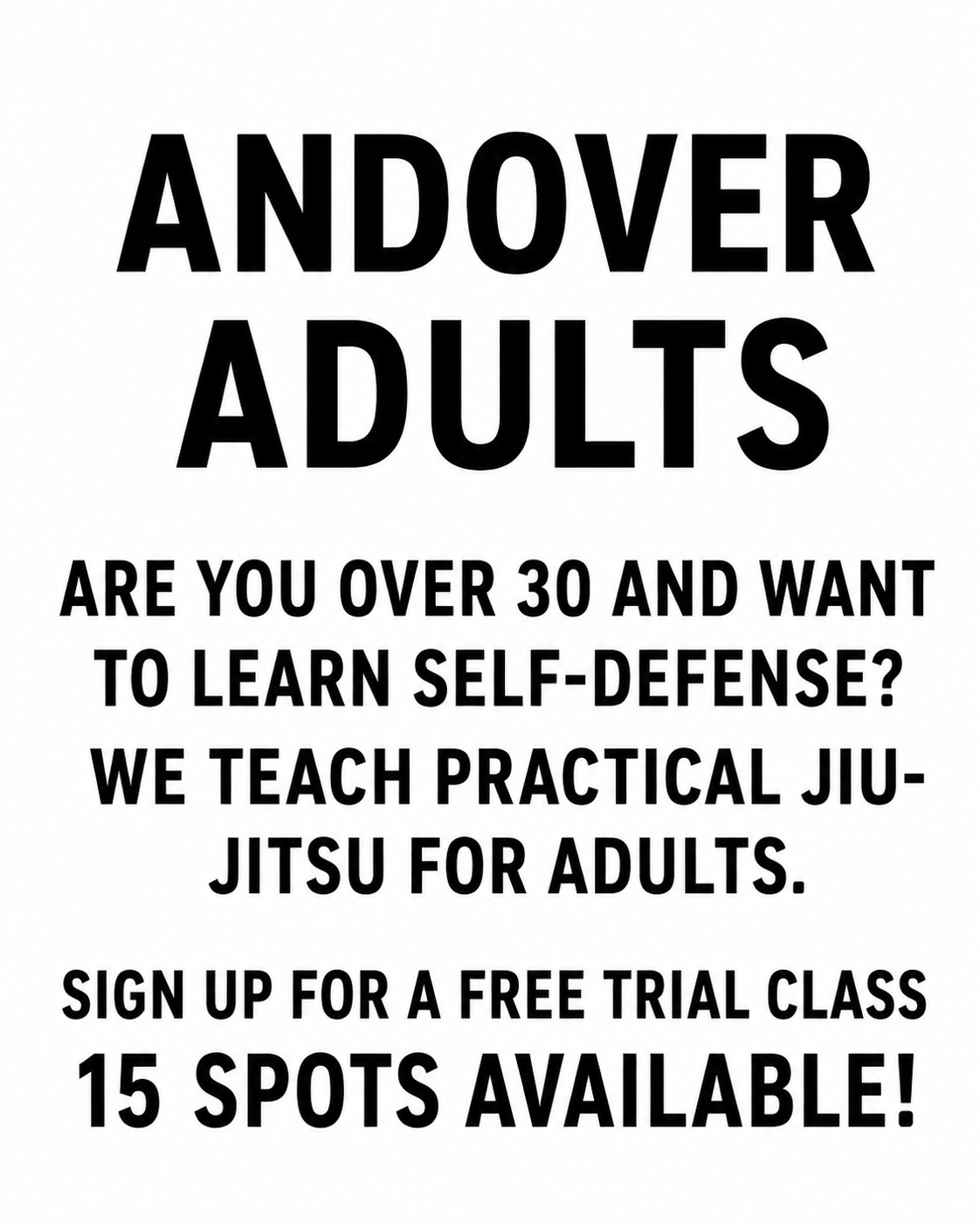 Gracie Barra Andover Facebook ad from Jun 8, 2026