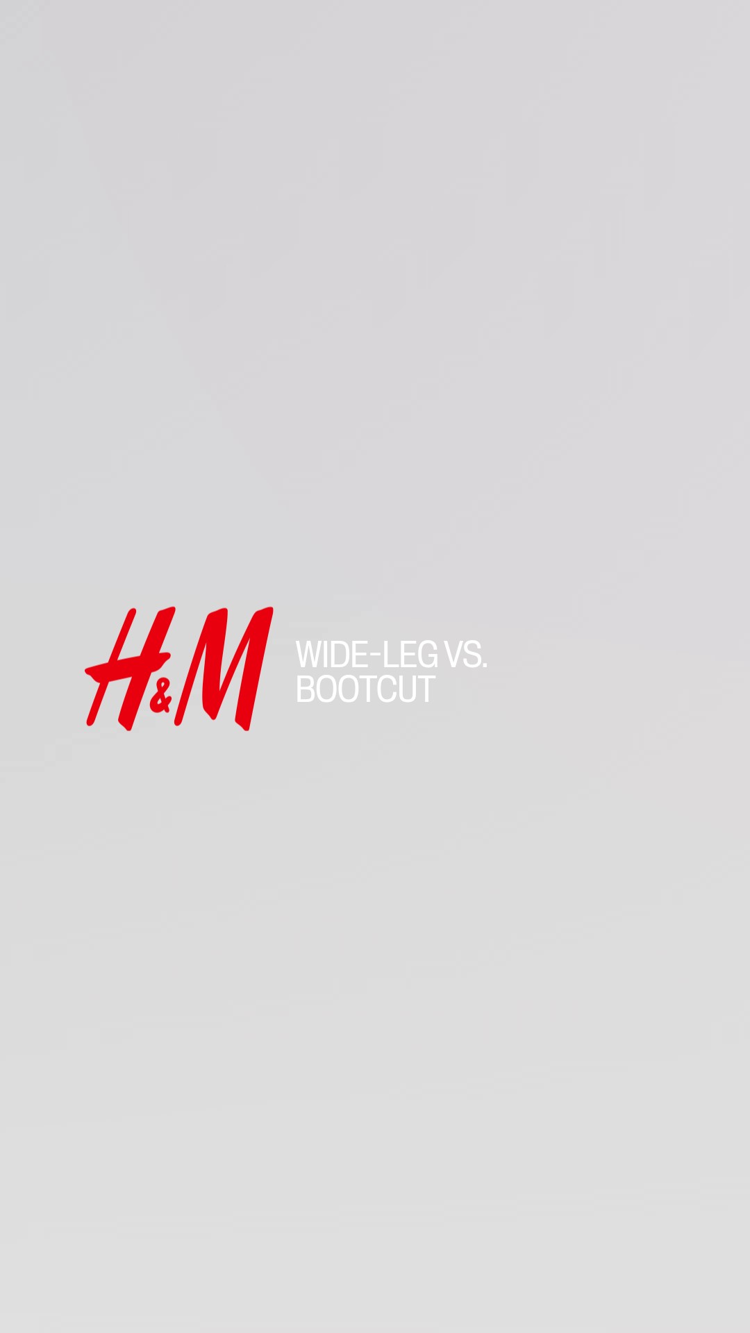 H&M Facebook ad: The denim edit