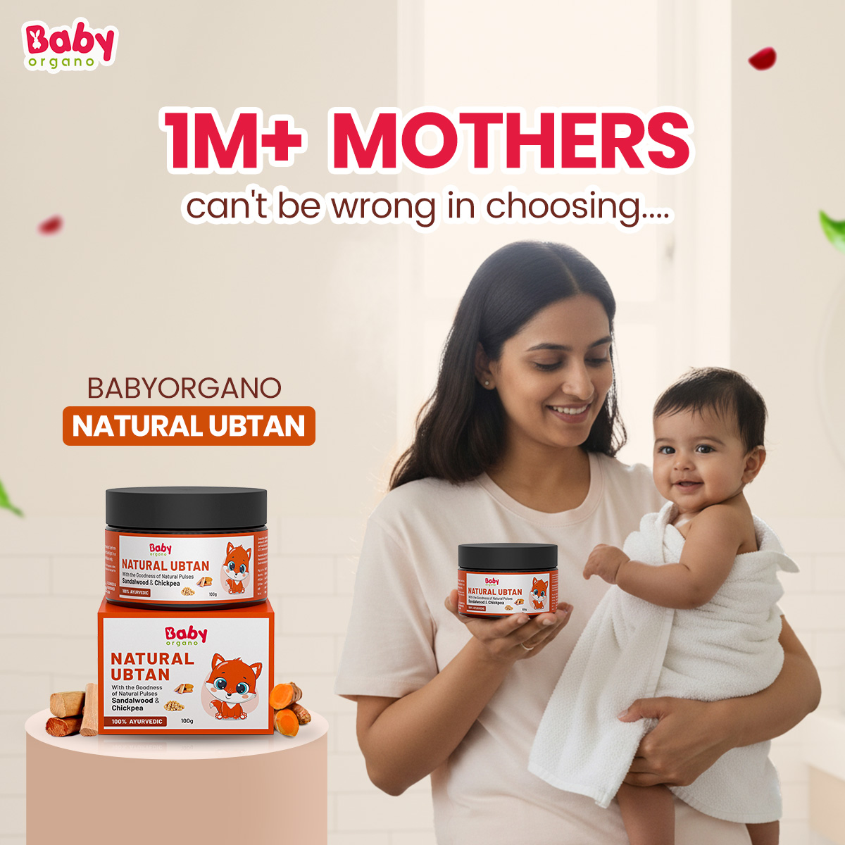 BabyOrgano Authentic Ayurvedic Health & Wellness Products for kids Facebook ad