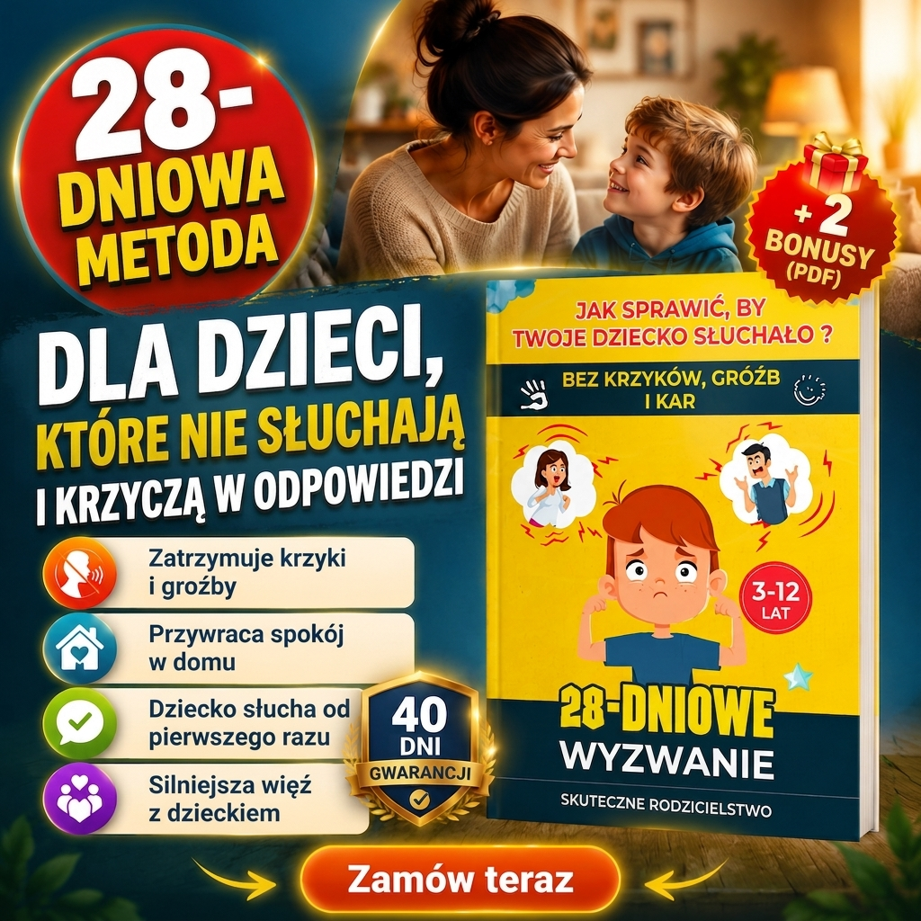 Sukcesy rodziców Facebook ad: 28 dni, żeby dziecko słuchało za pierwszym razem