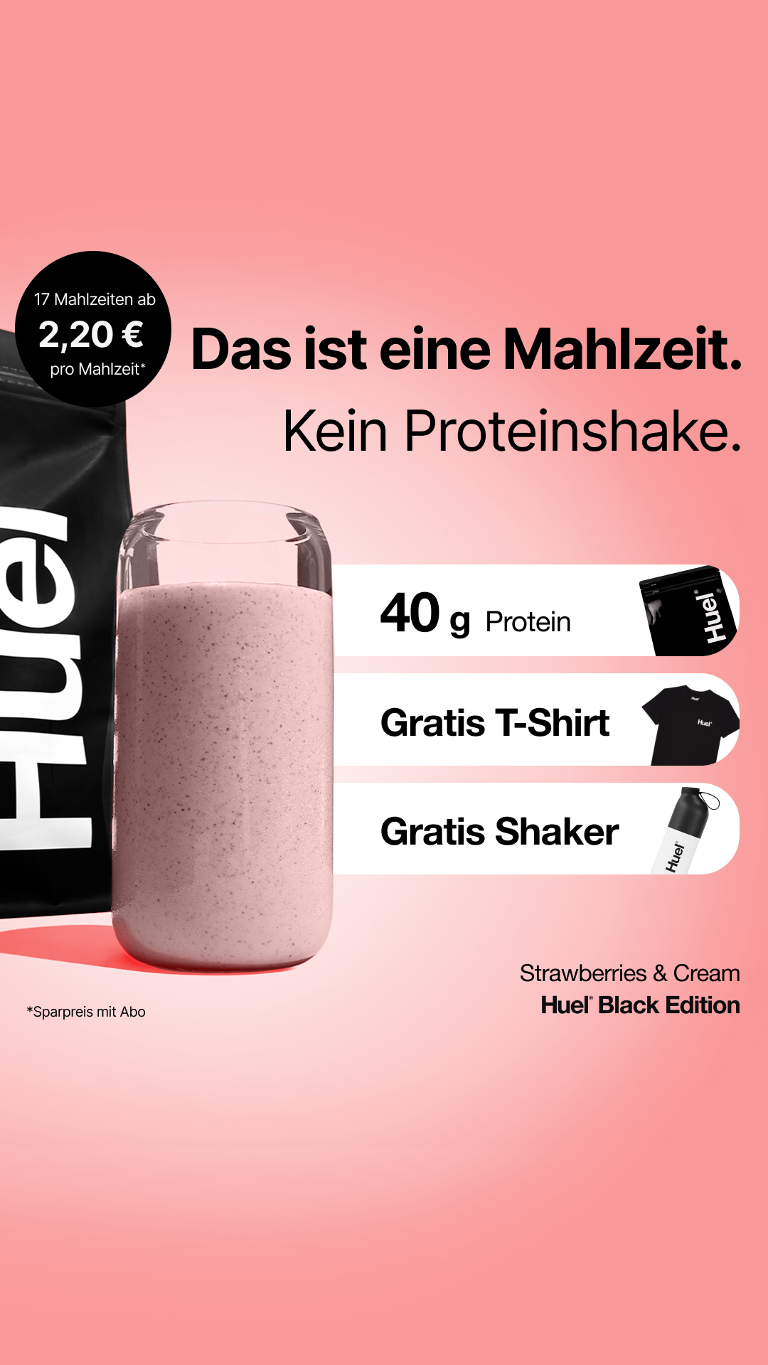 Huel Facebook ad