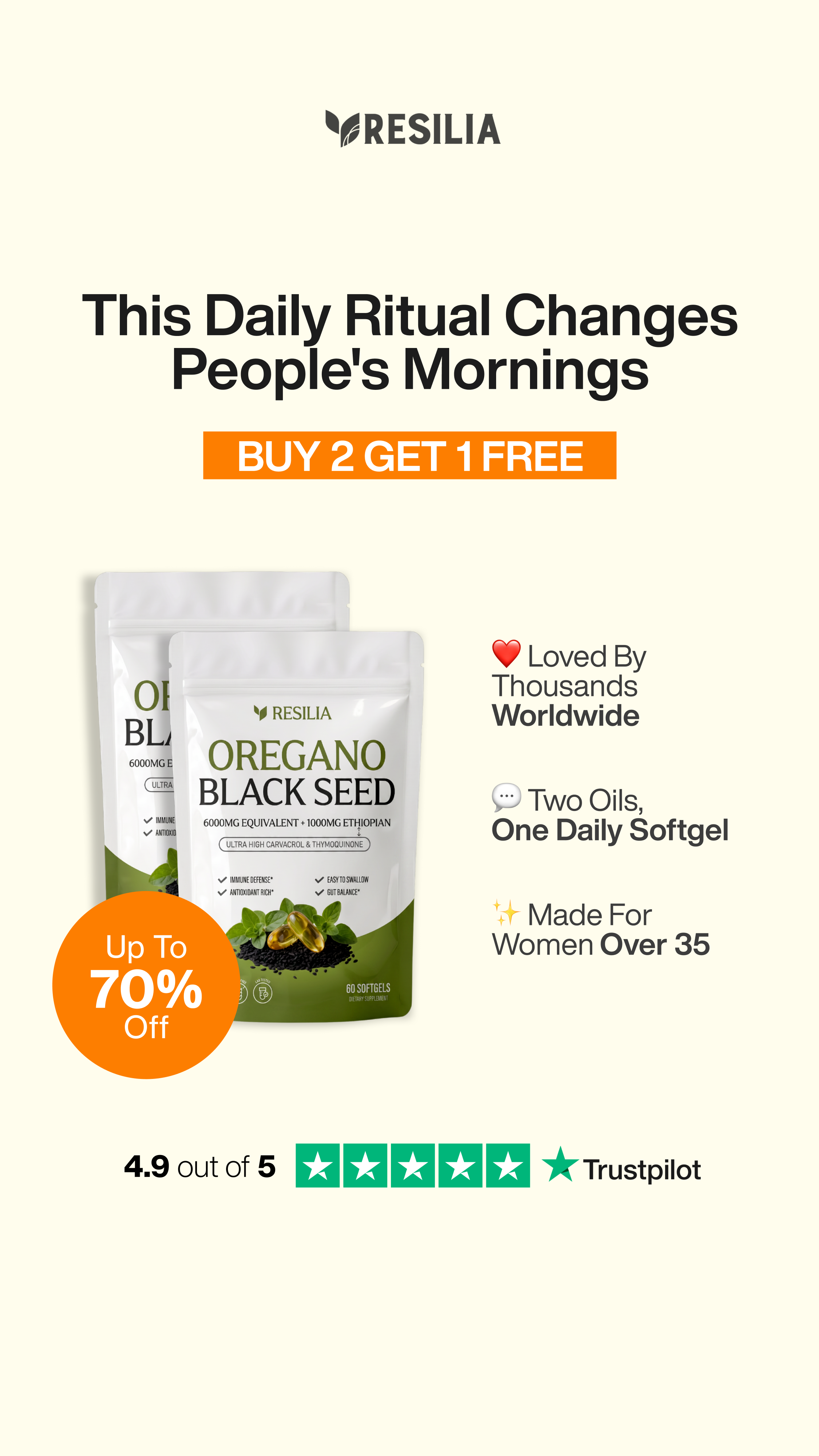 The Immune Brief Facebook ad: The Daily Ritual 2,000 Years in the Making