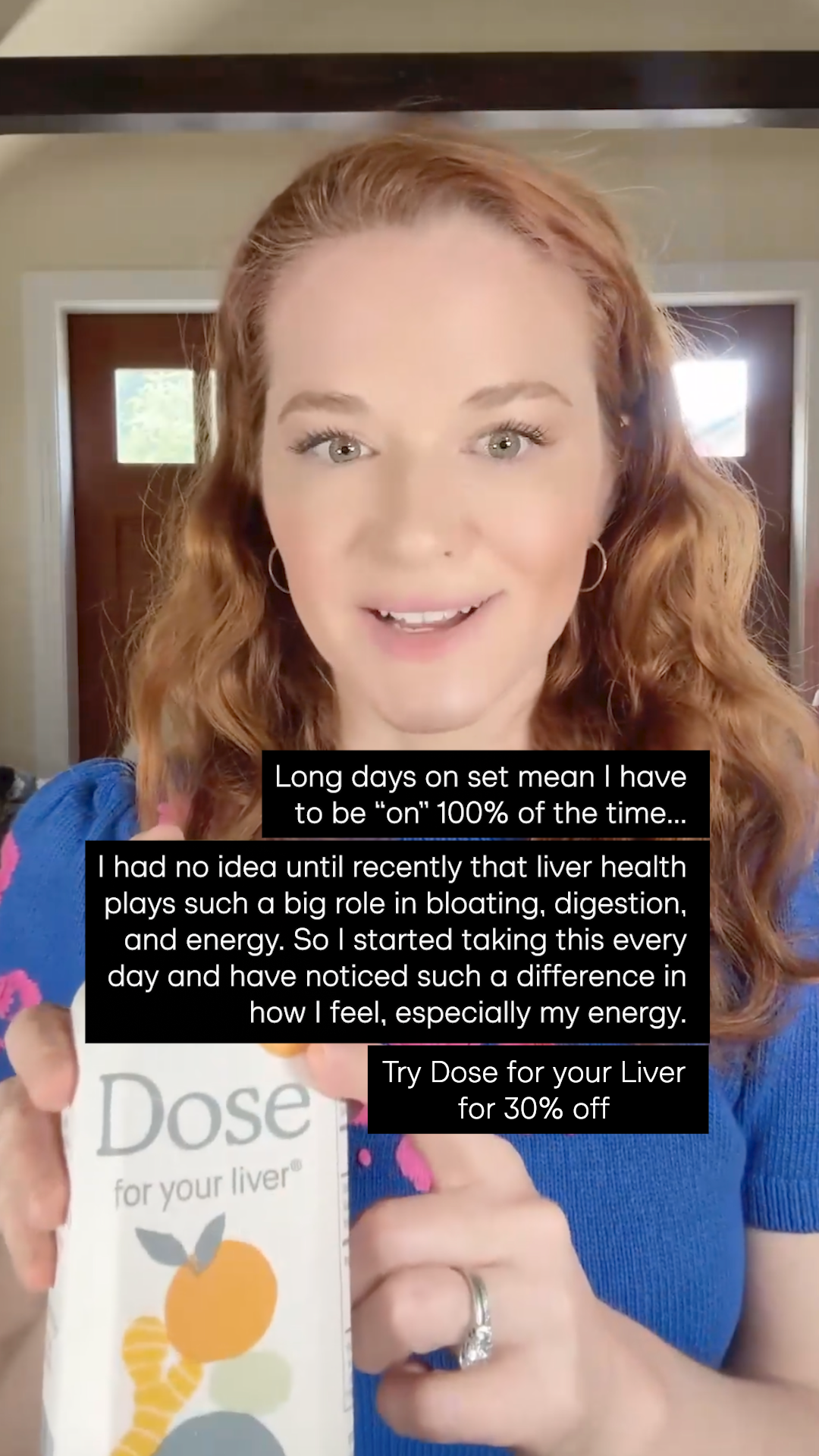 Sarah Drew Facebook ad