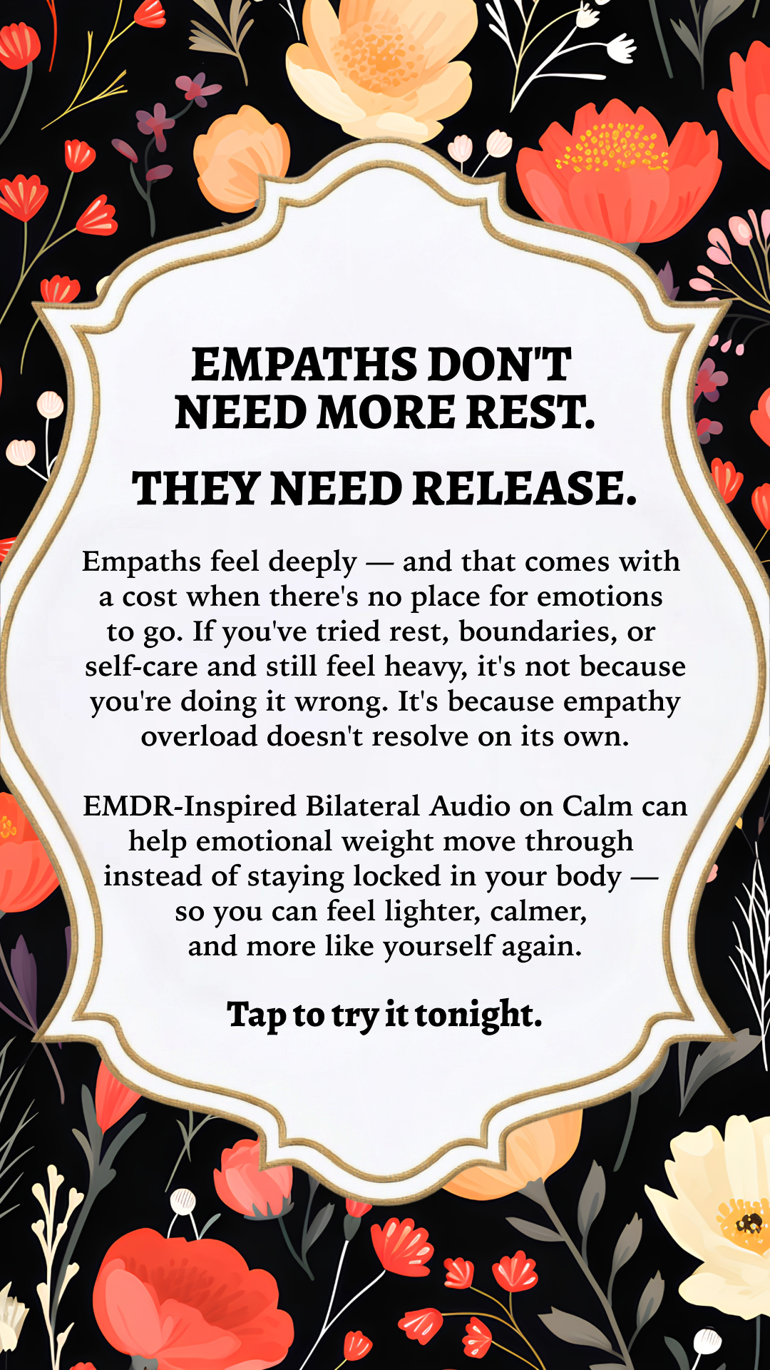 Calm Facebook ad