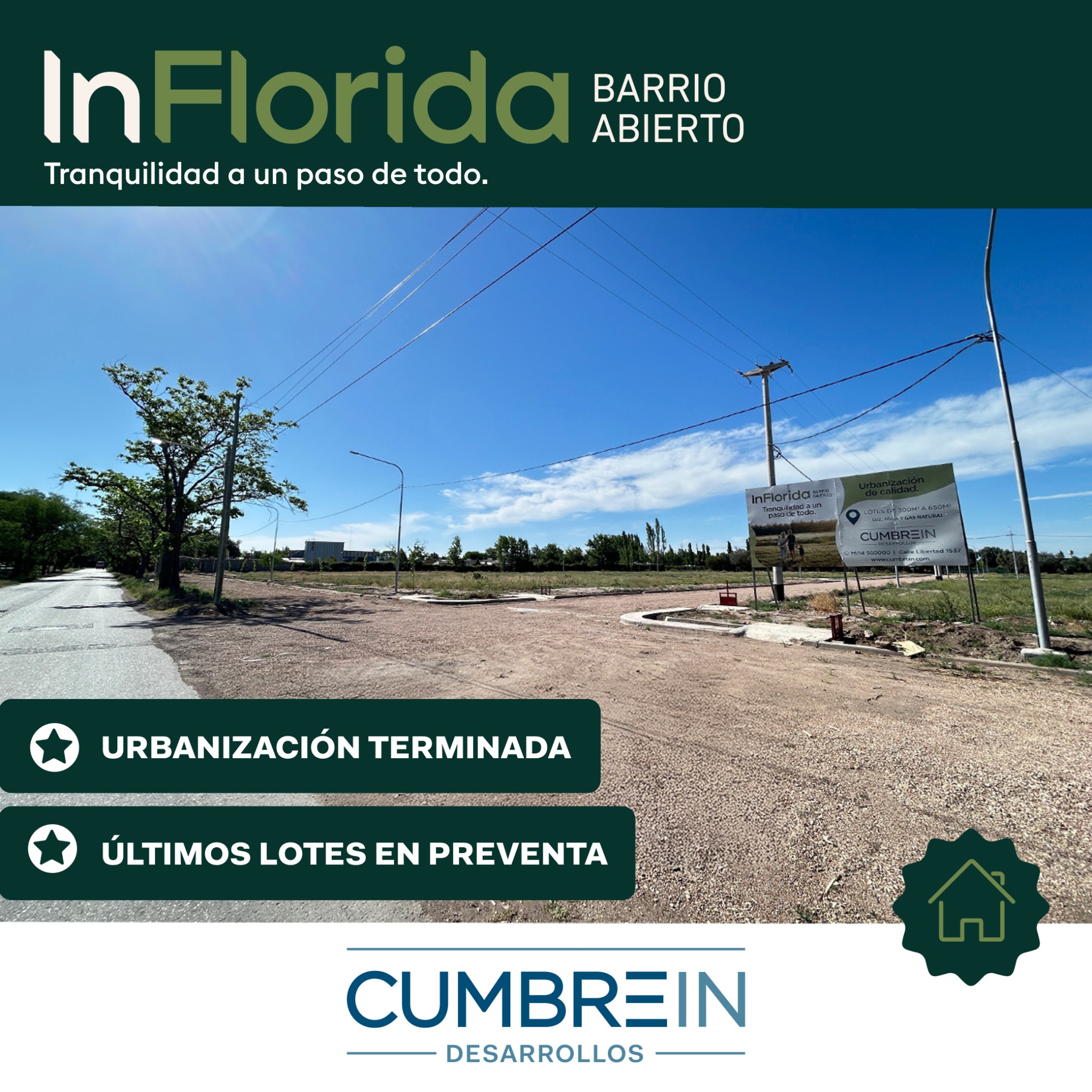 Cumbrein - Inversiones Inmobiliarias Facebook ad: Invertí en Inflorida - San Rafael
