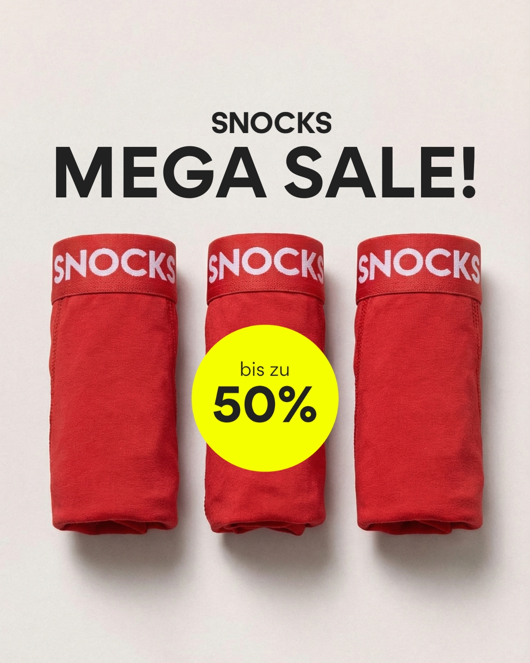 Snocks Facebook ad