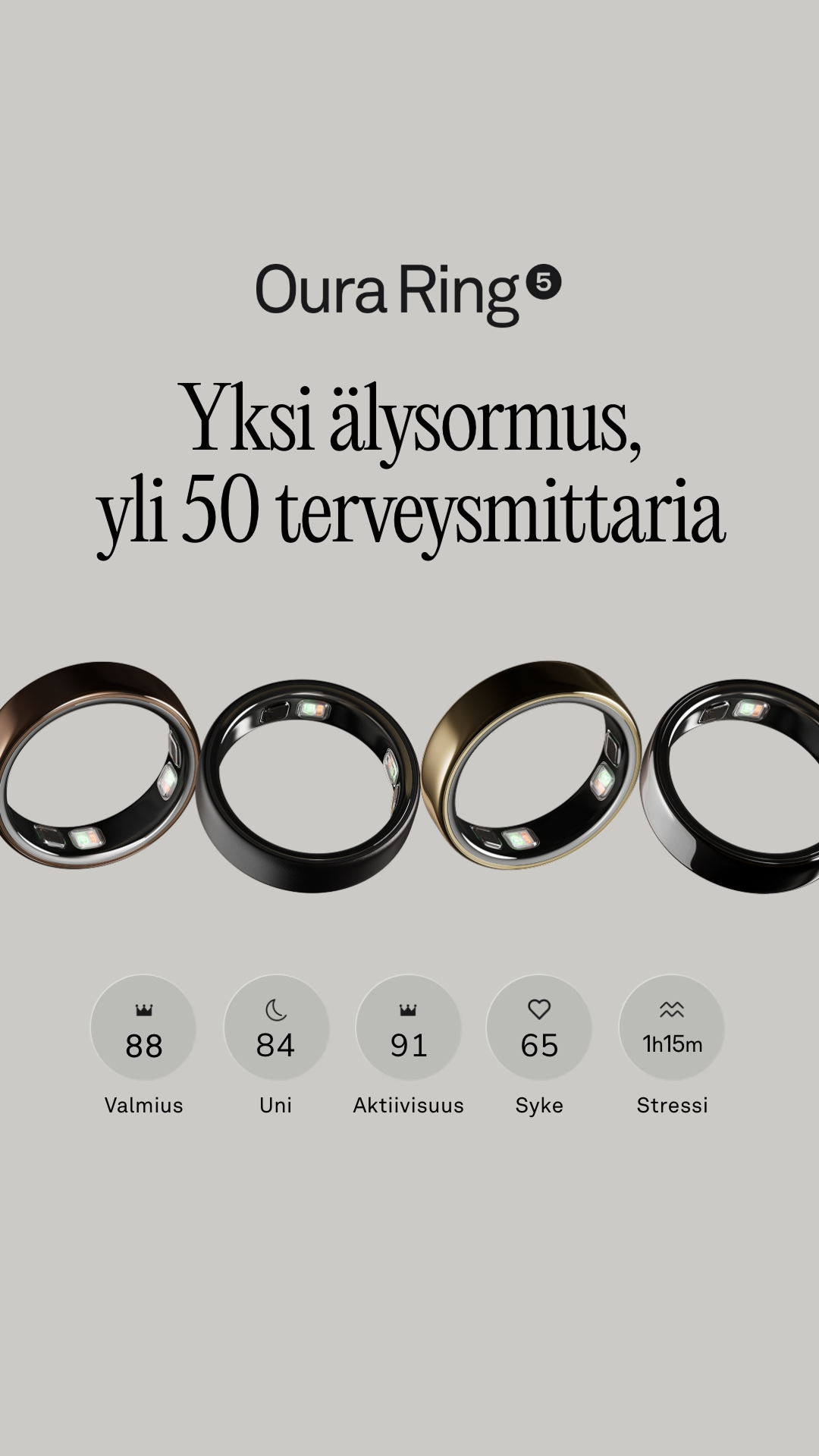 ŌURA Facebook ad