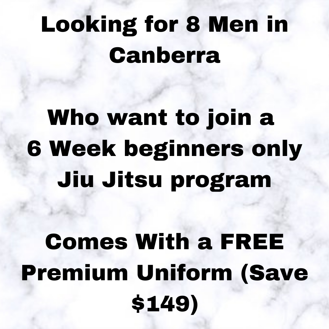 Canberra Martial Arts & Fitness Facebook ad: 6 Week Beginners Jiu Jitsu Program