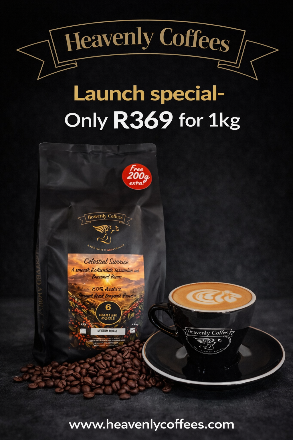 Heavenly Coffees Centurion Facebook ad