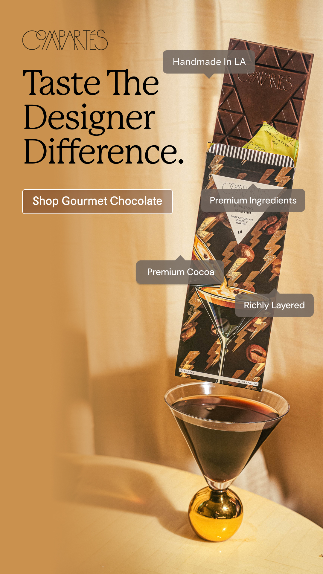 Compartes Chocolate Facebook ad