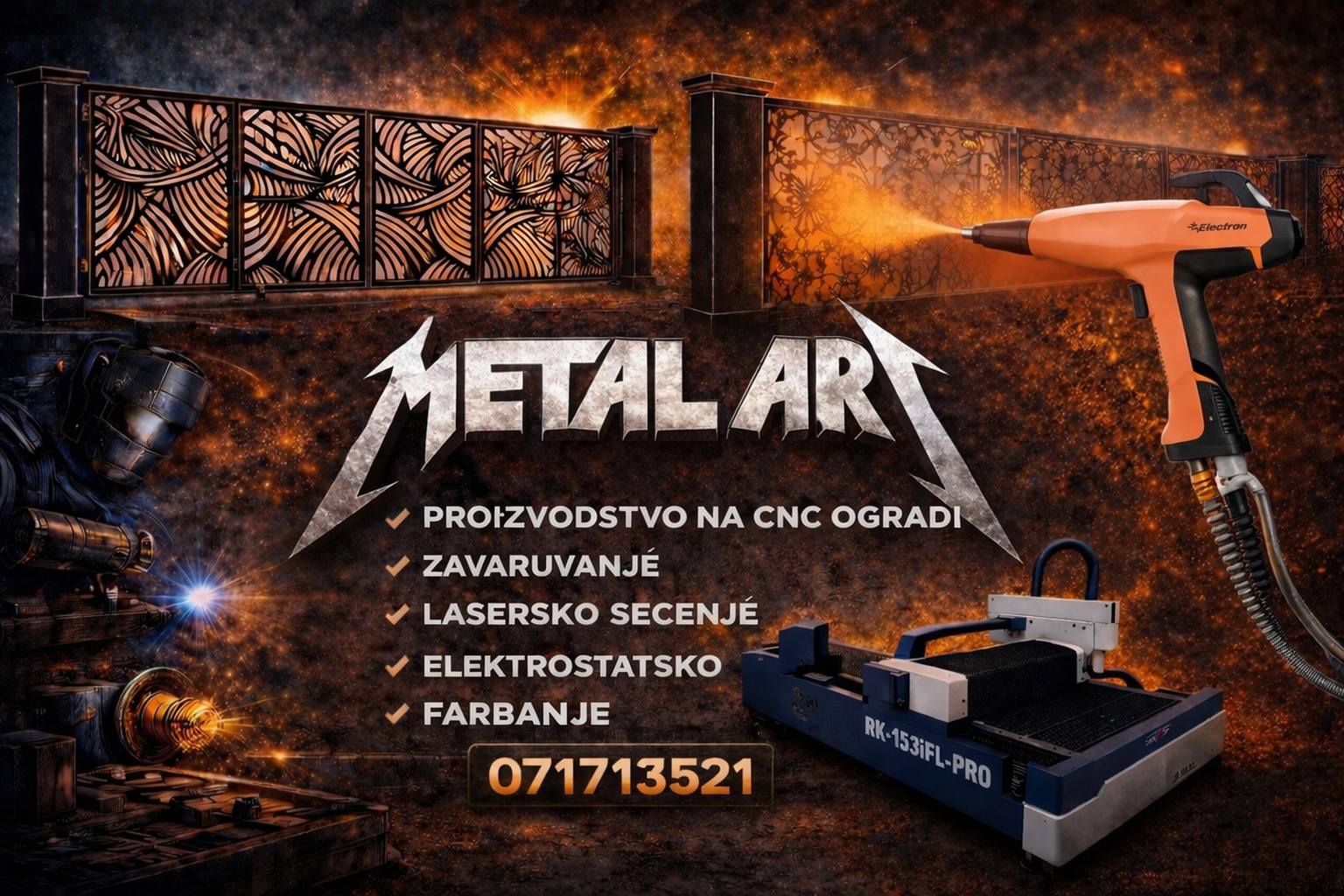 Metal Art Facebook ad: АКЦИЈА НА КАПИИ