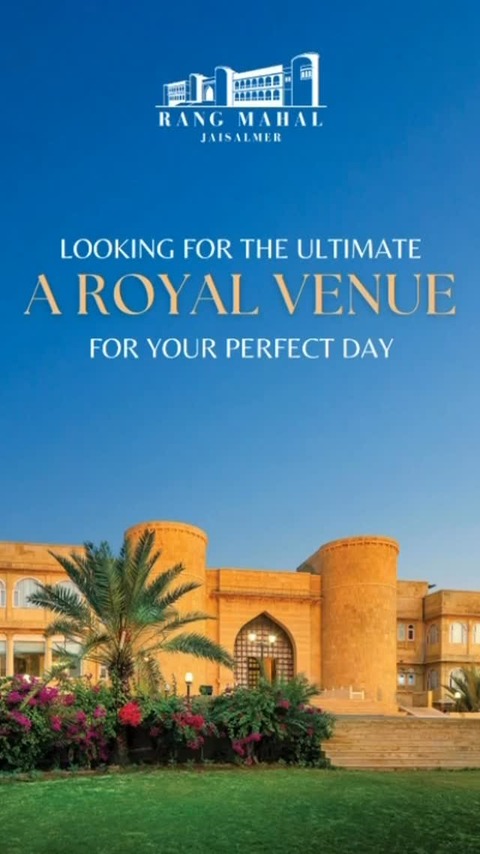Hotel Rang Mahal Facebook ad: Turn your dream wedding into a royal celebration…