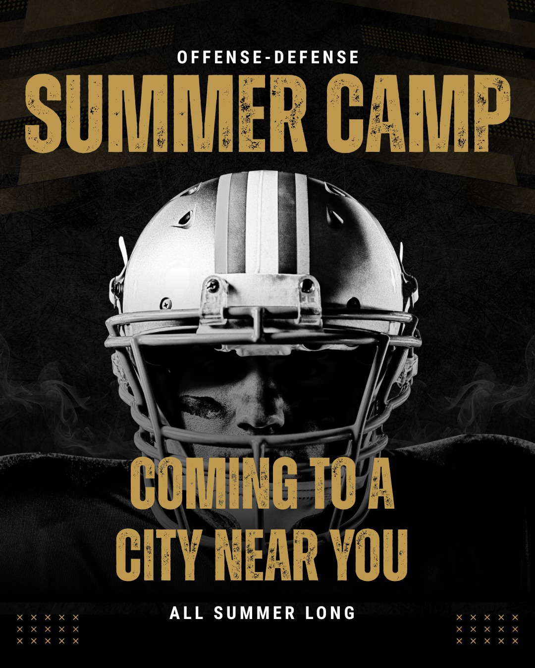 Offense-Defense Football Camps Facebook ad: Football Development