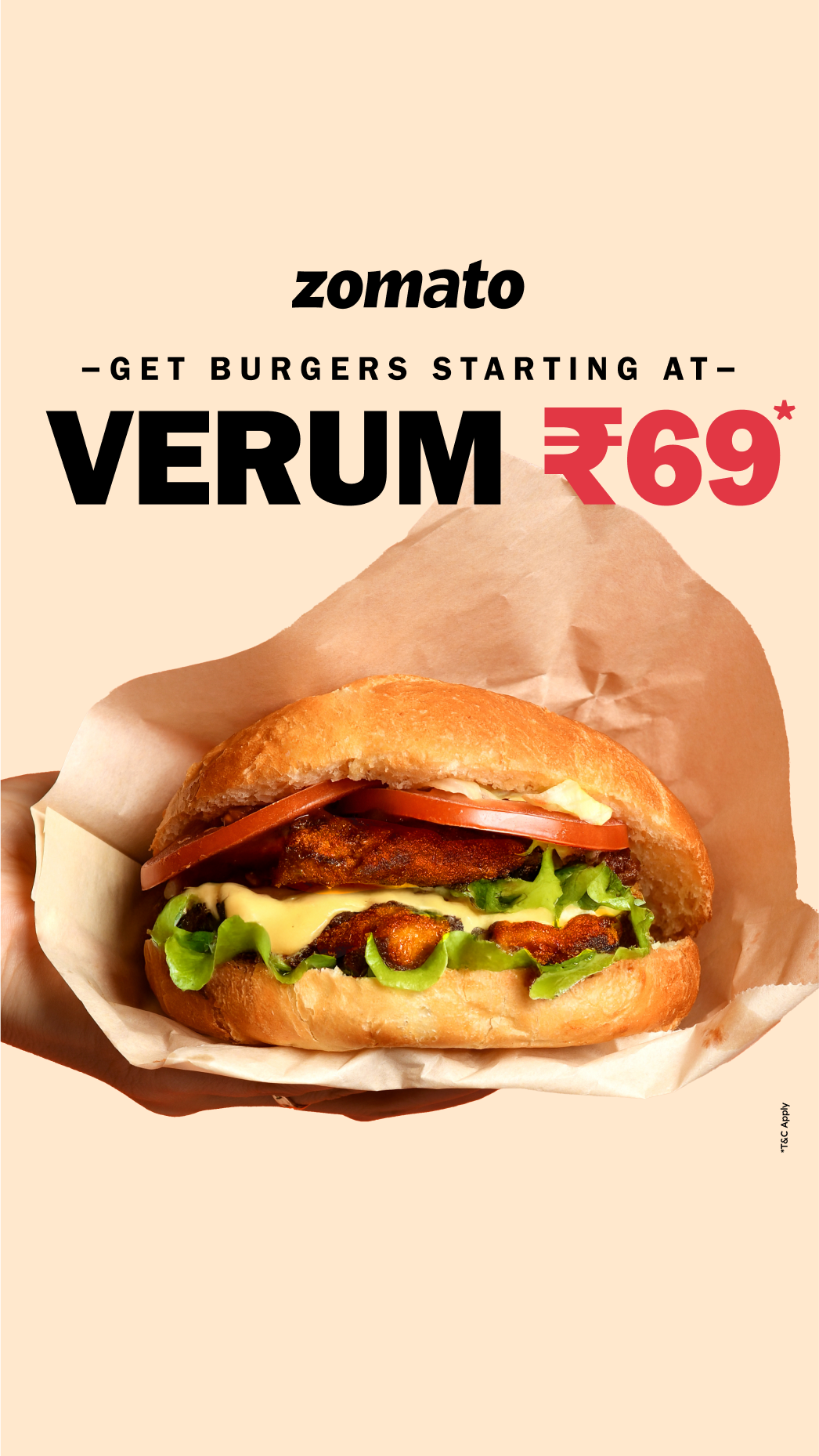 Zomato Facebook ad